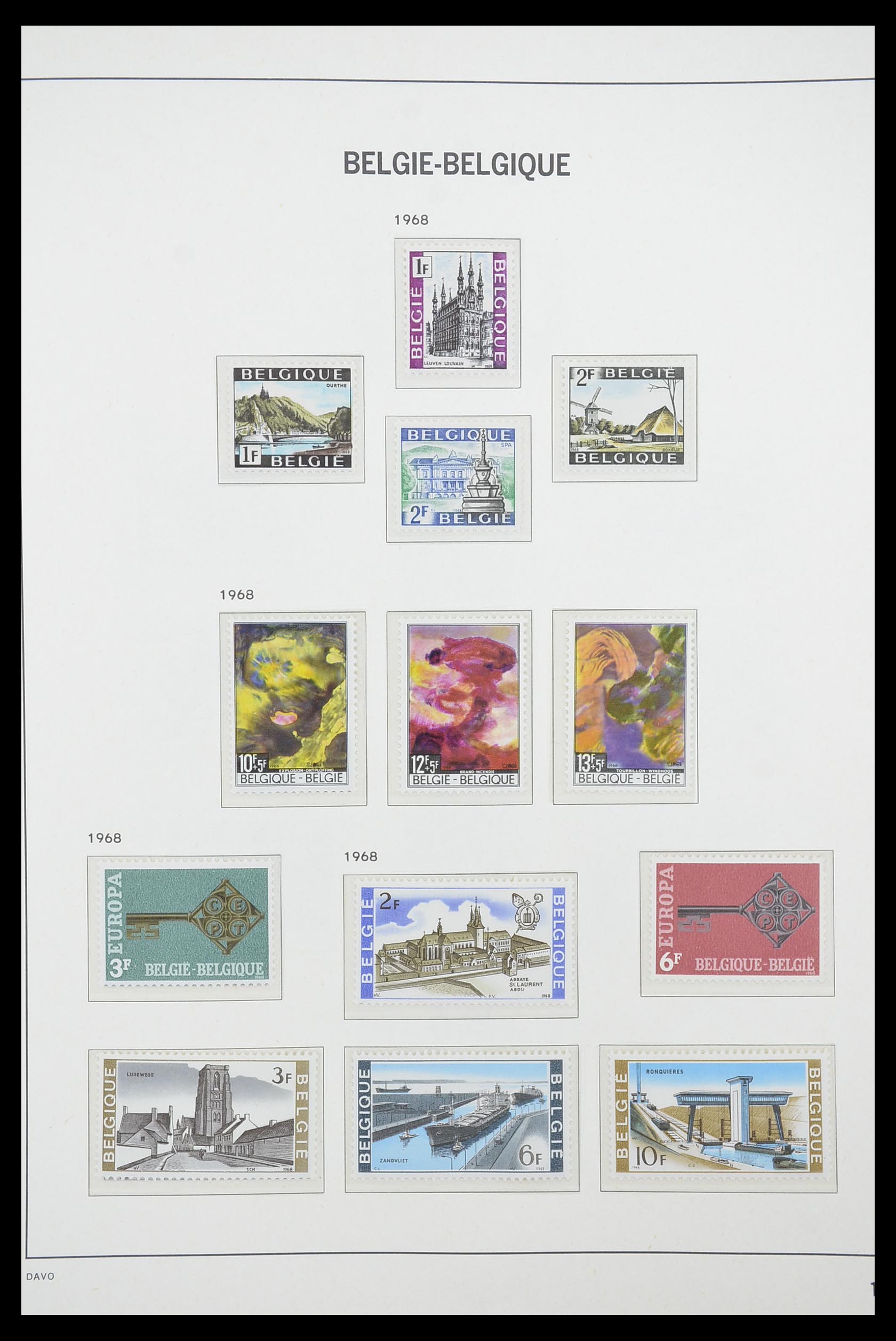 33863 059 - Stamp collection 33863 Belgium 1950-1984.