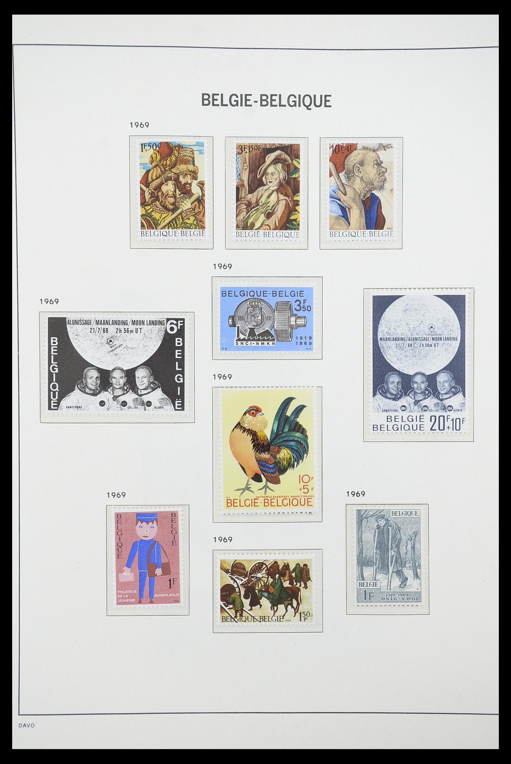 33863 063 - Postzegelverzameling 33863 België 1950-1984.