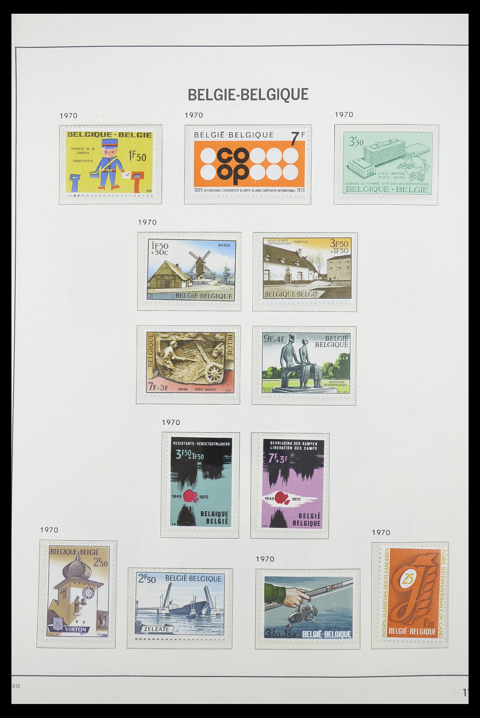 33863 067 - Postzegelverzameling 33863 België 1950-1984.