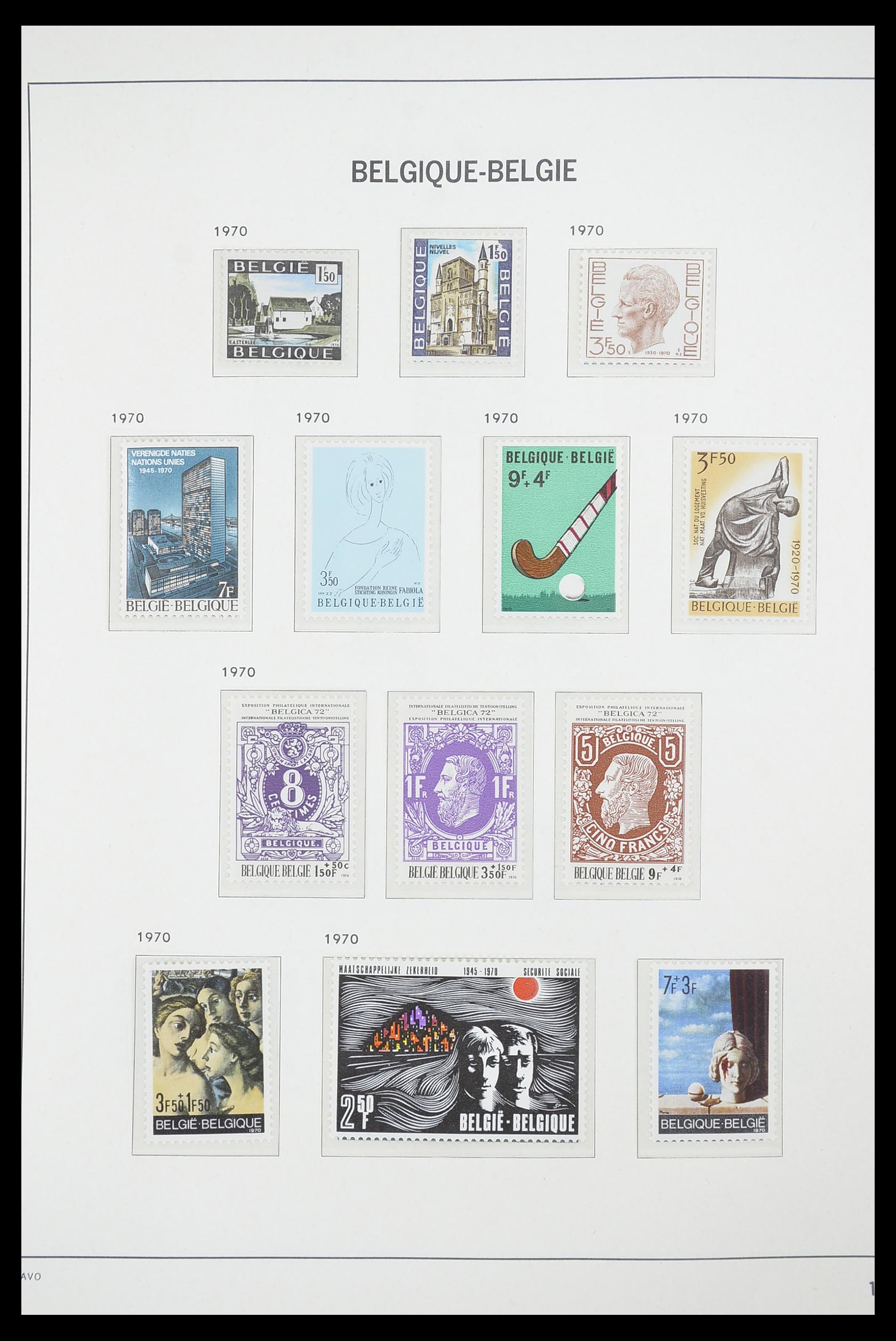 33863 068 - Postzegelverzameling 33863 België 1950-1984.