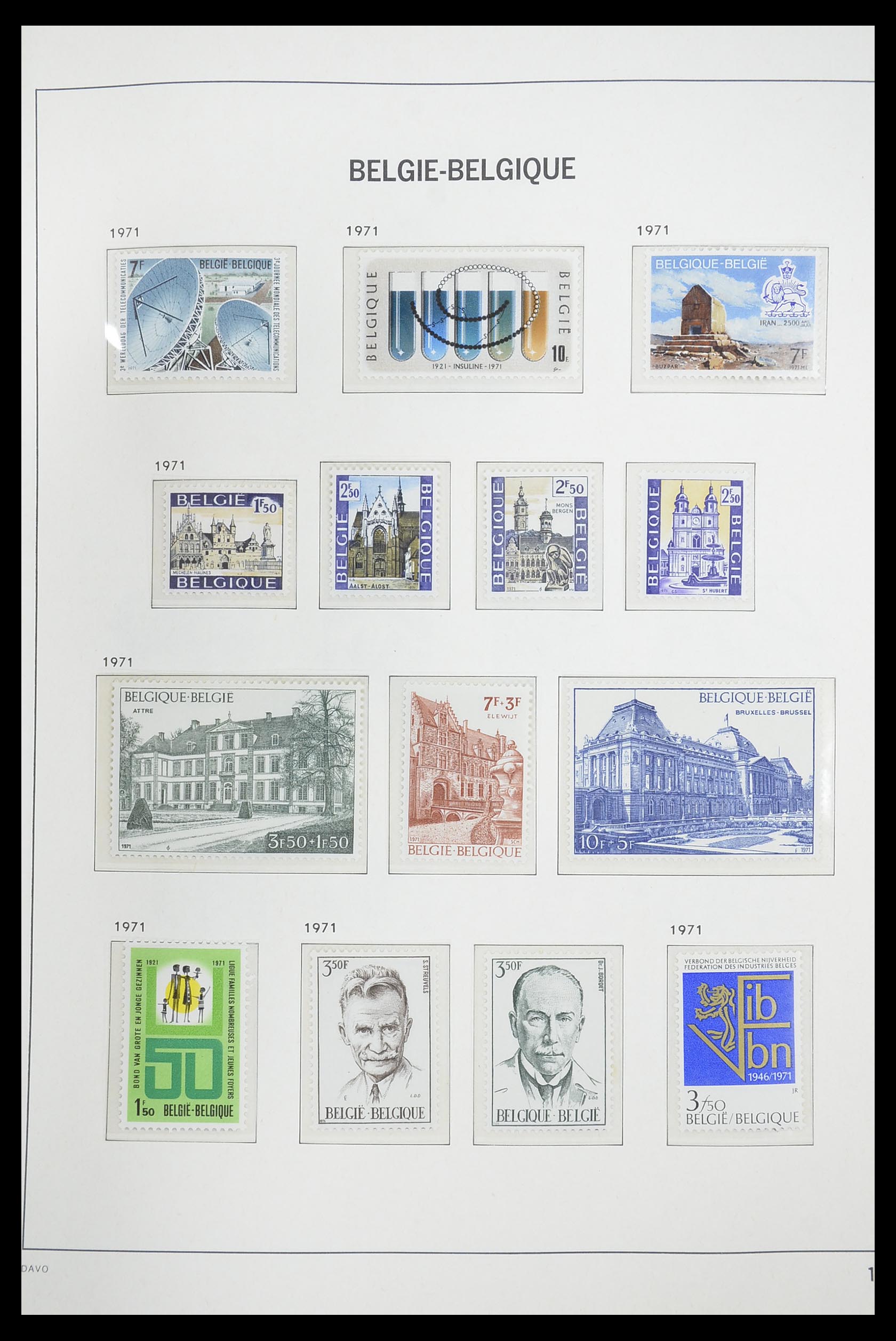 33863 073 - Postzegelverzameling 33863 België 1950-1984.