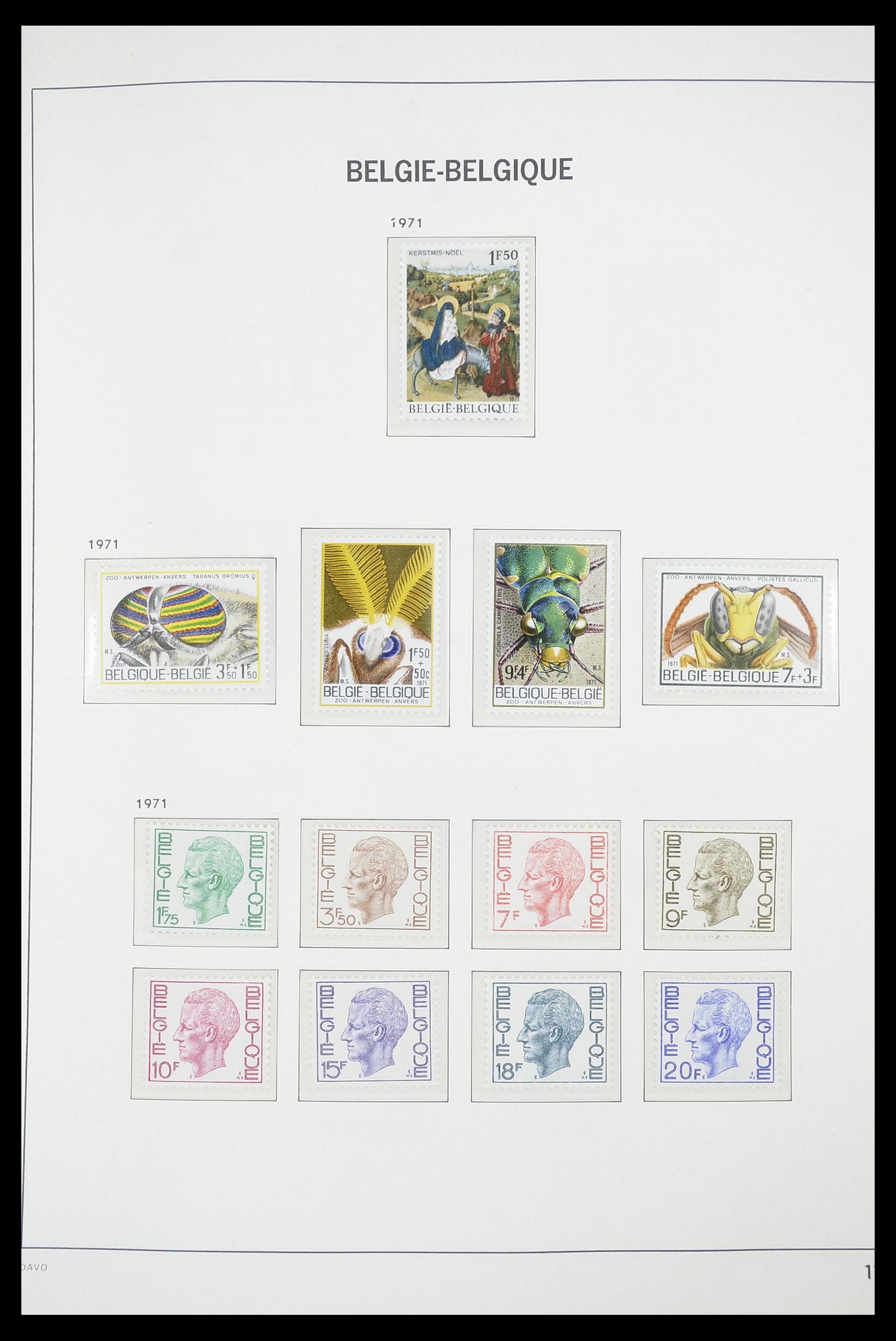 33863 074 - Postzegelverzameling 33863 België 1950-1984.