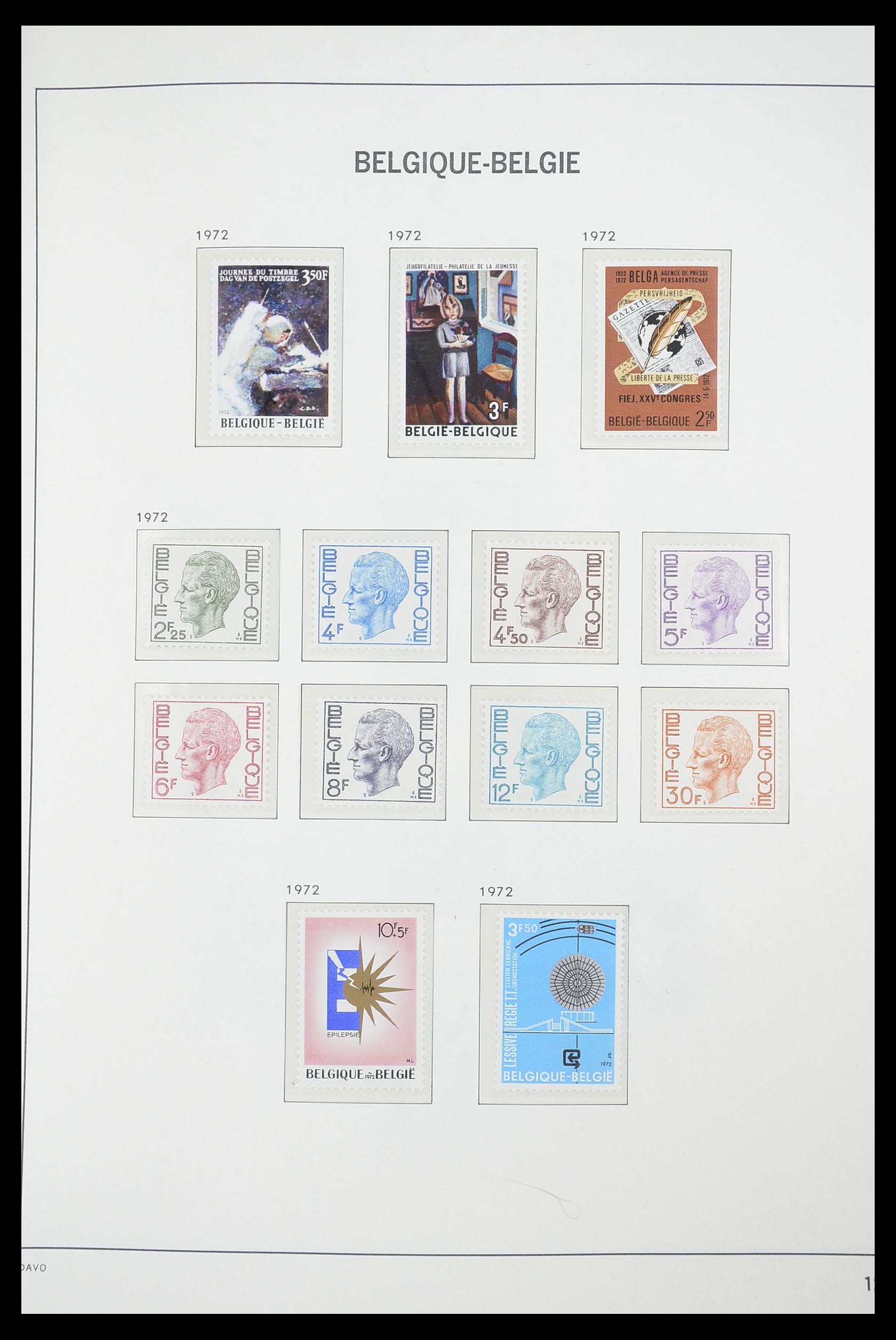 33863 077 - Postzegelverzameling 33863 België 1950-1984.