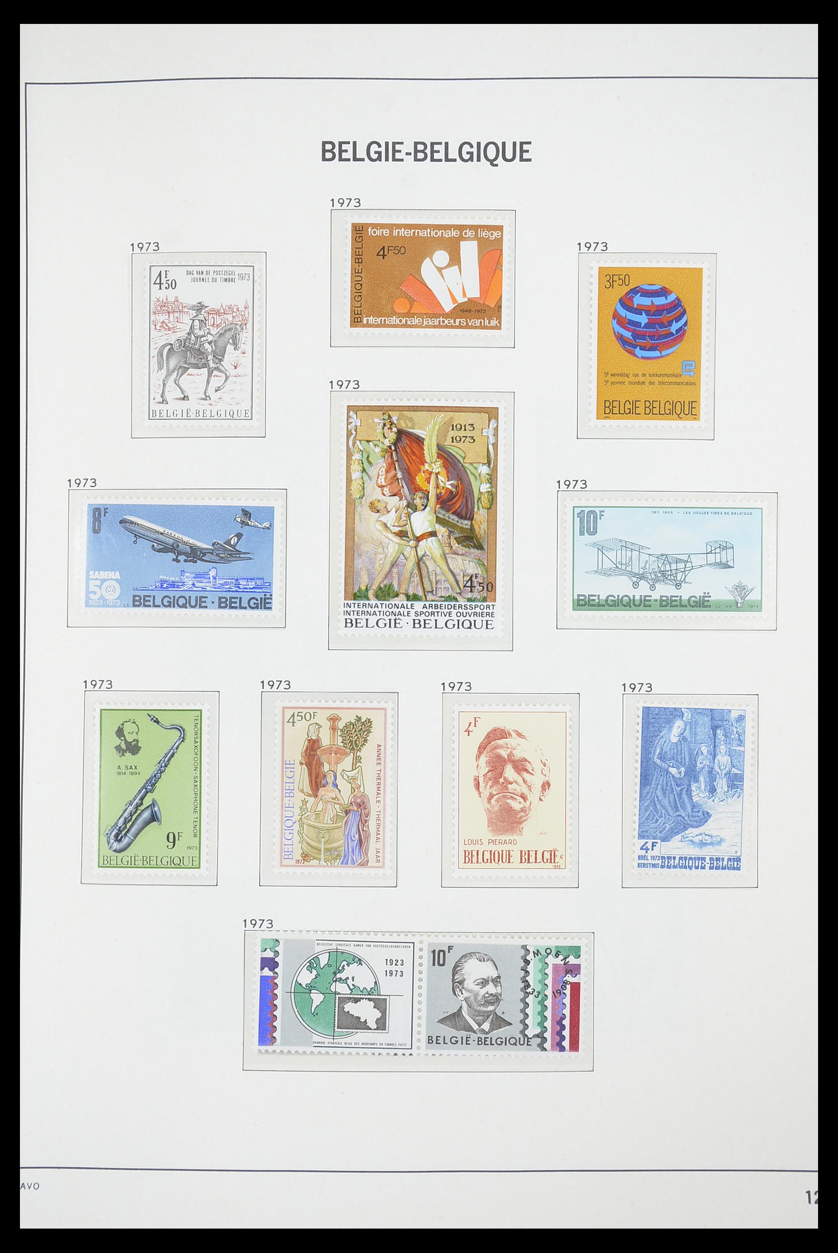 33863 080 - Postzegelverzameling 33863 België 1950-1984.