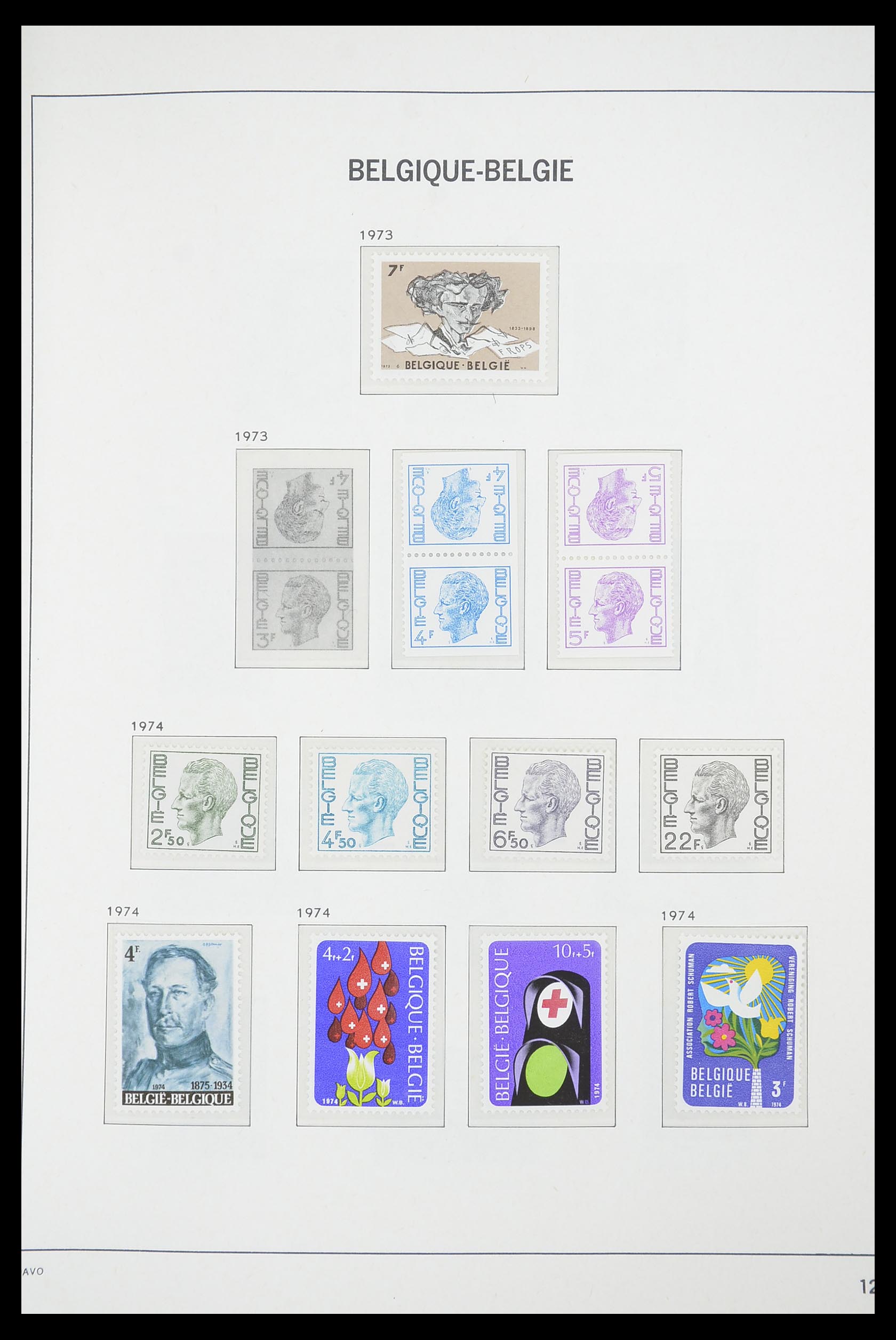 33863 083 - Postzegelverzameling 33863 België 1950-1984.