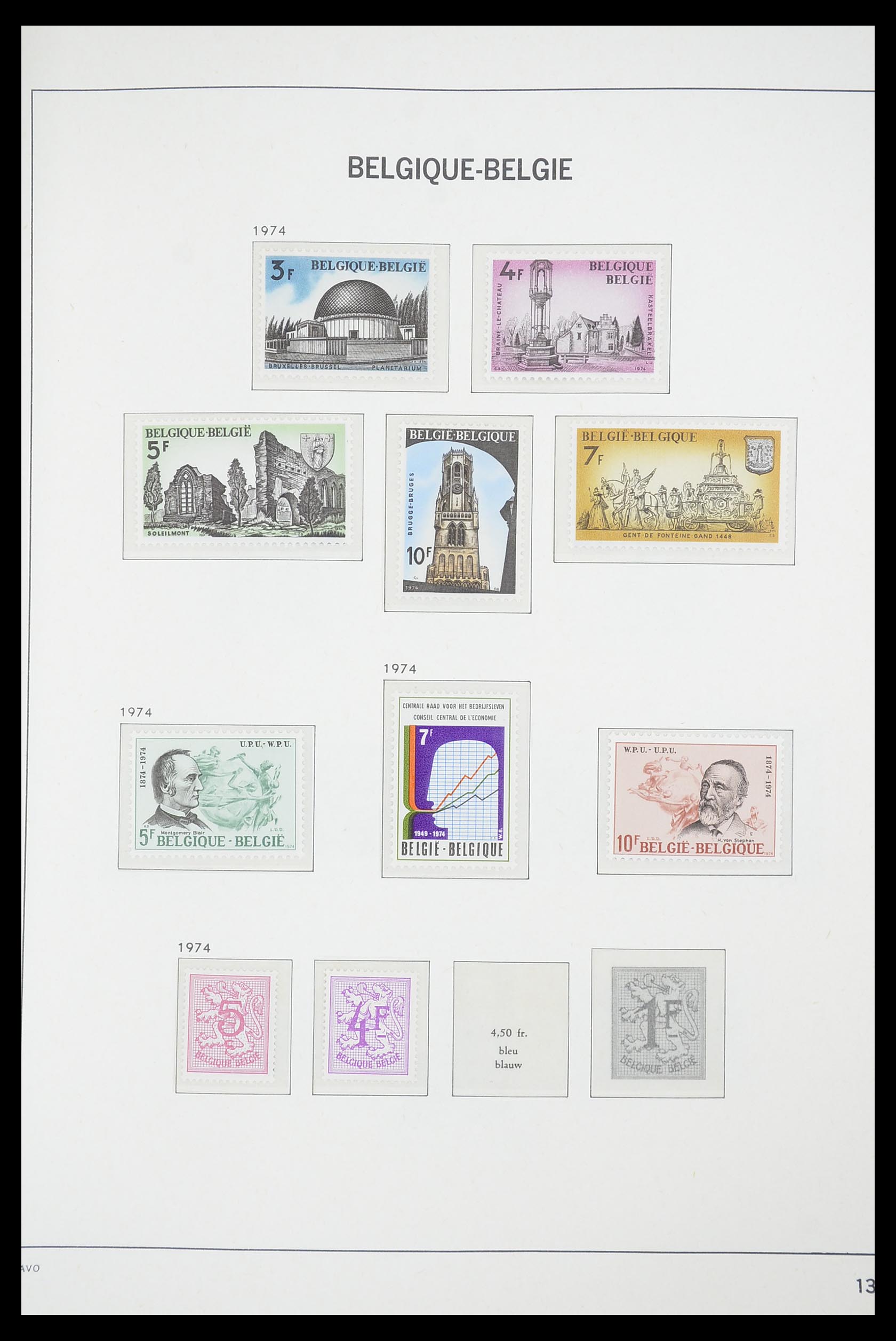 33863 085 - Postzegelverzameling 33863 België 1950-1984.