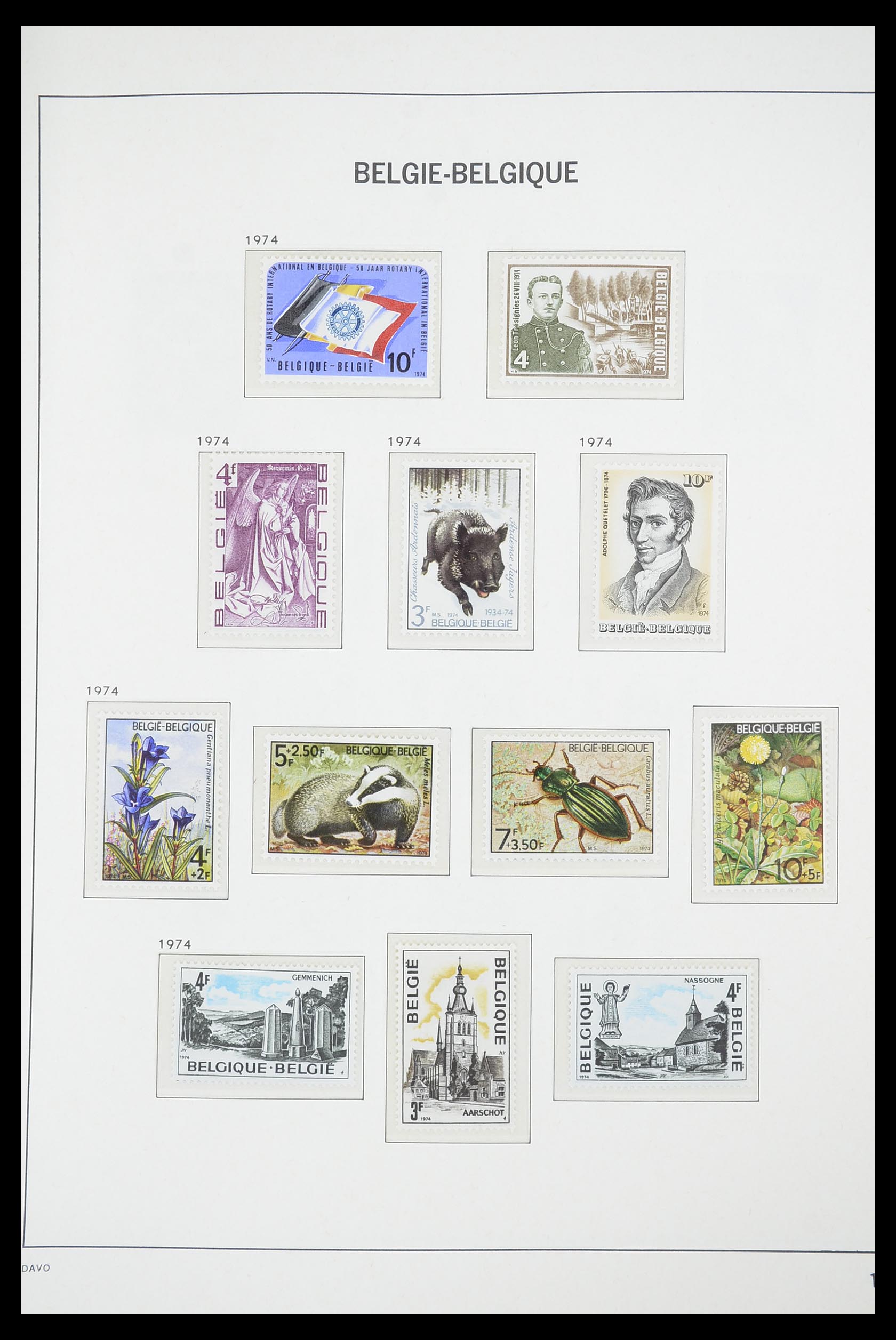 33863 086 - Postzegelverzameling 33863 België 1950-1984.