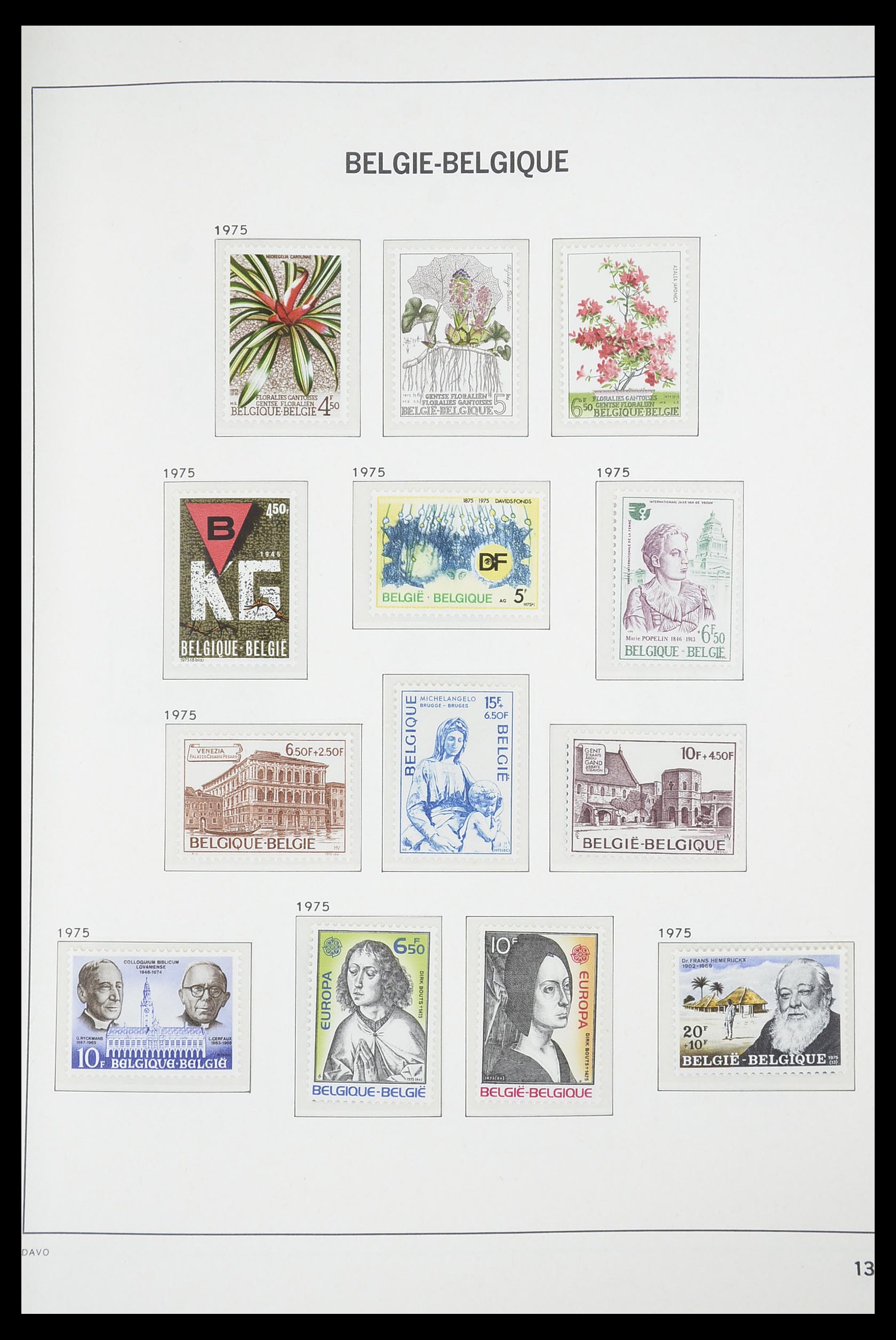 33863 088 - Postzegelverzameling 33863 België 1950-1984.