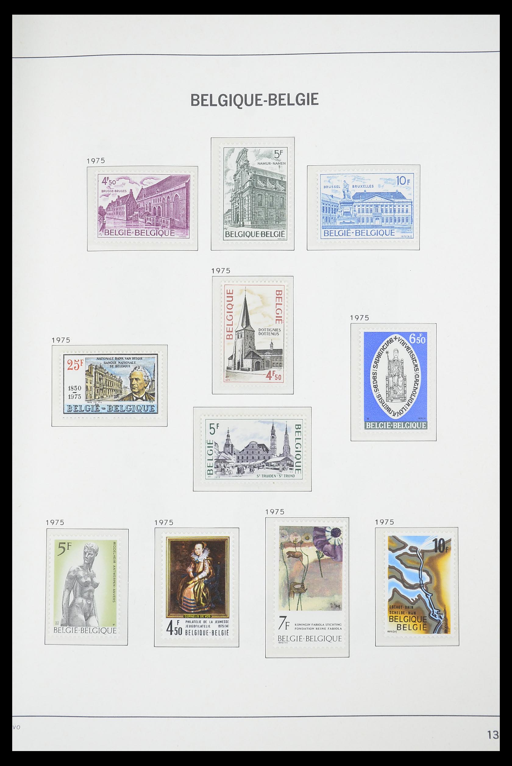 33863 089 - Postzegelverzameling 33863 België 1950-1984.