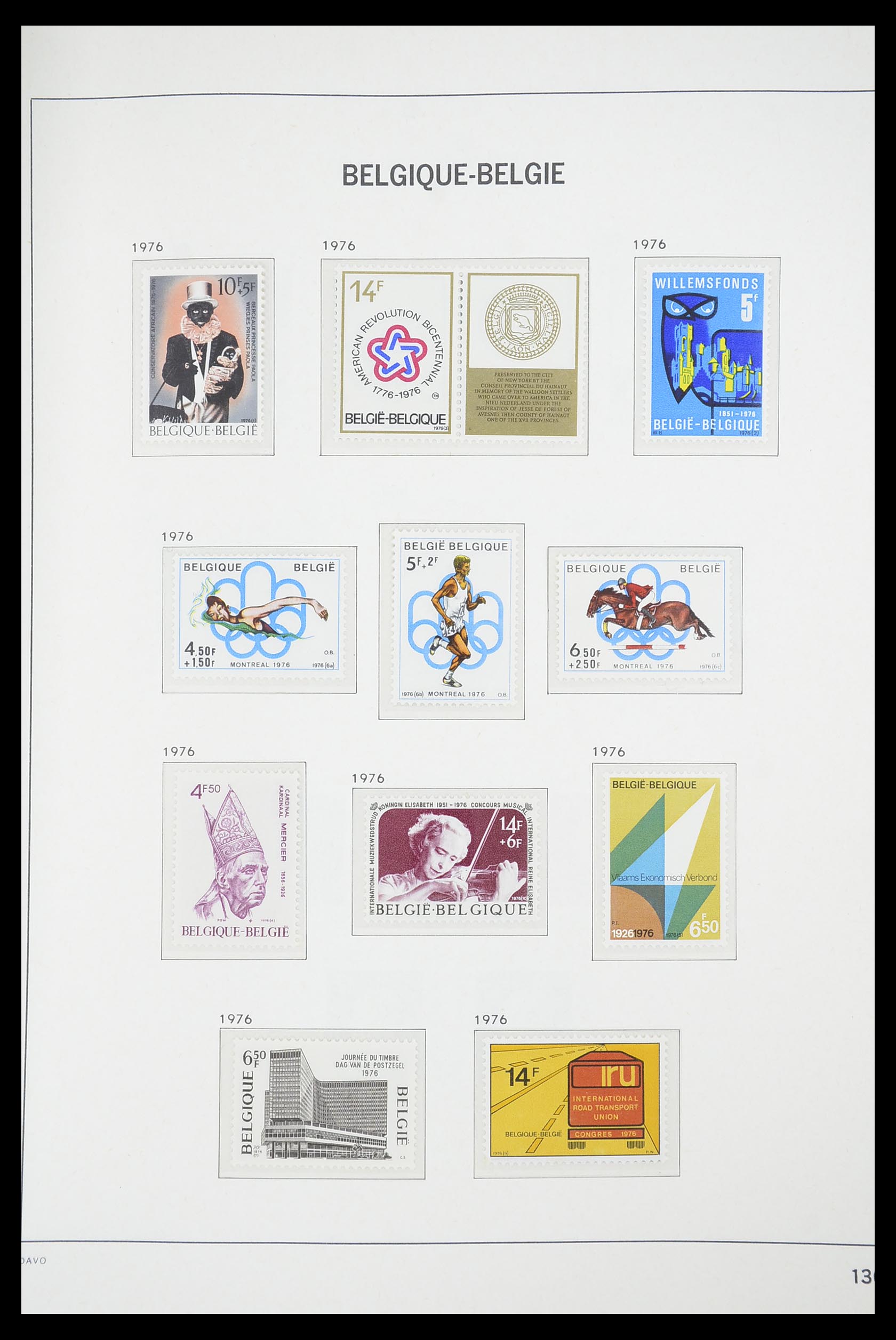 33863 091 - Postzegelverzameling 33863 België 1950-1984.
