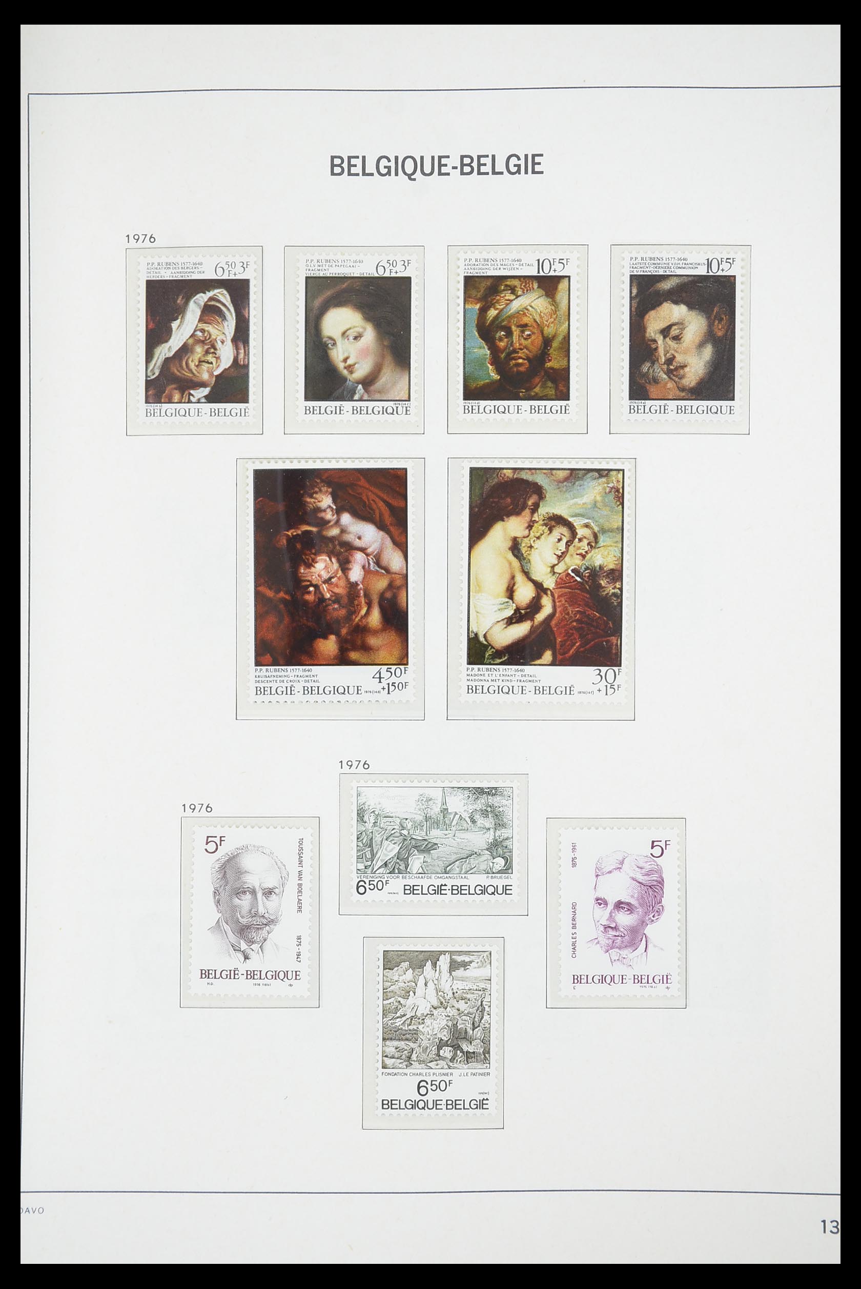 33863 093 - Postzegelverzameling 33863 België 1950-1984.