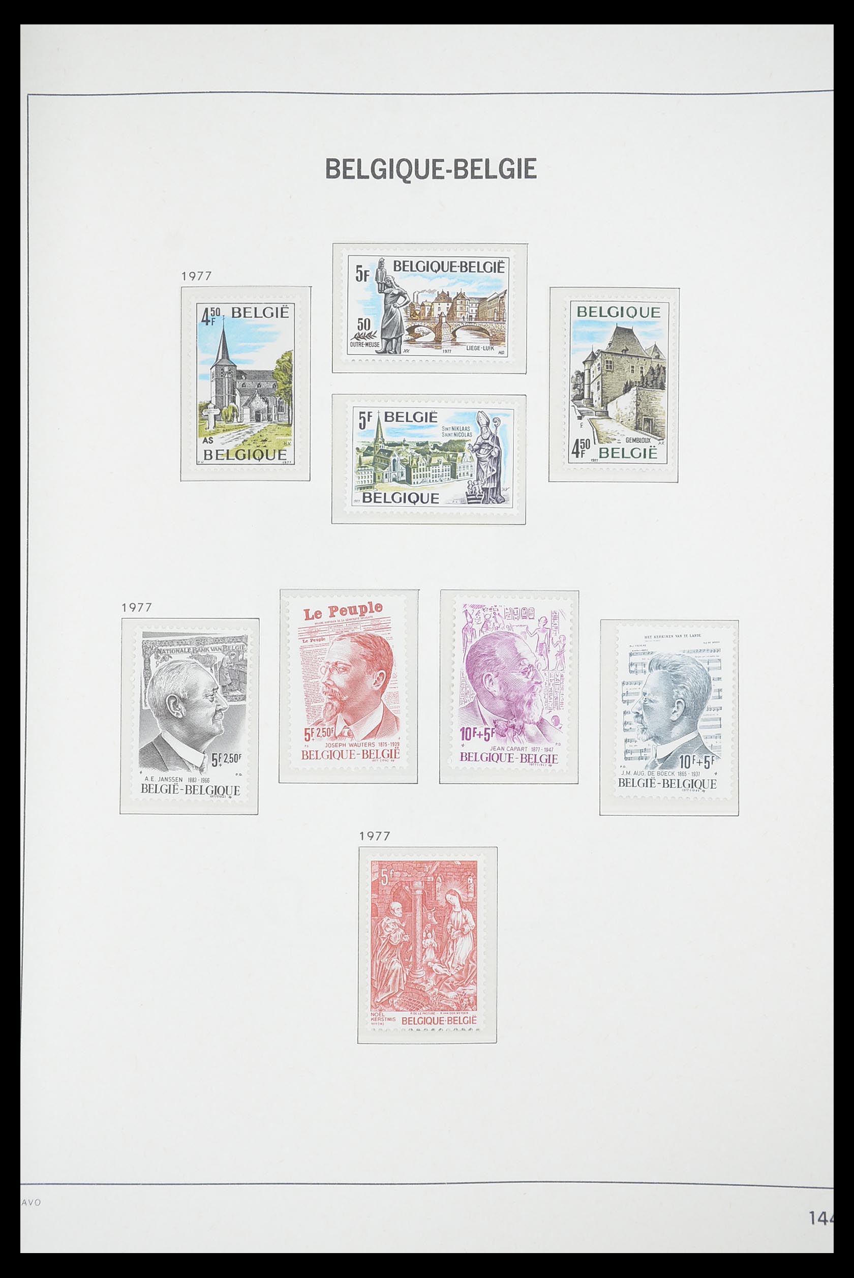 33863 101 - Postzegelverzameling 33863 België 1950-1984.