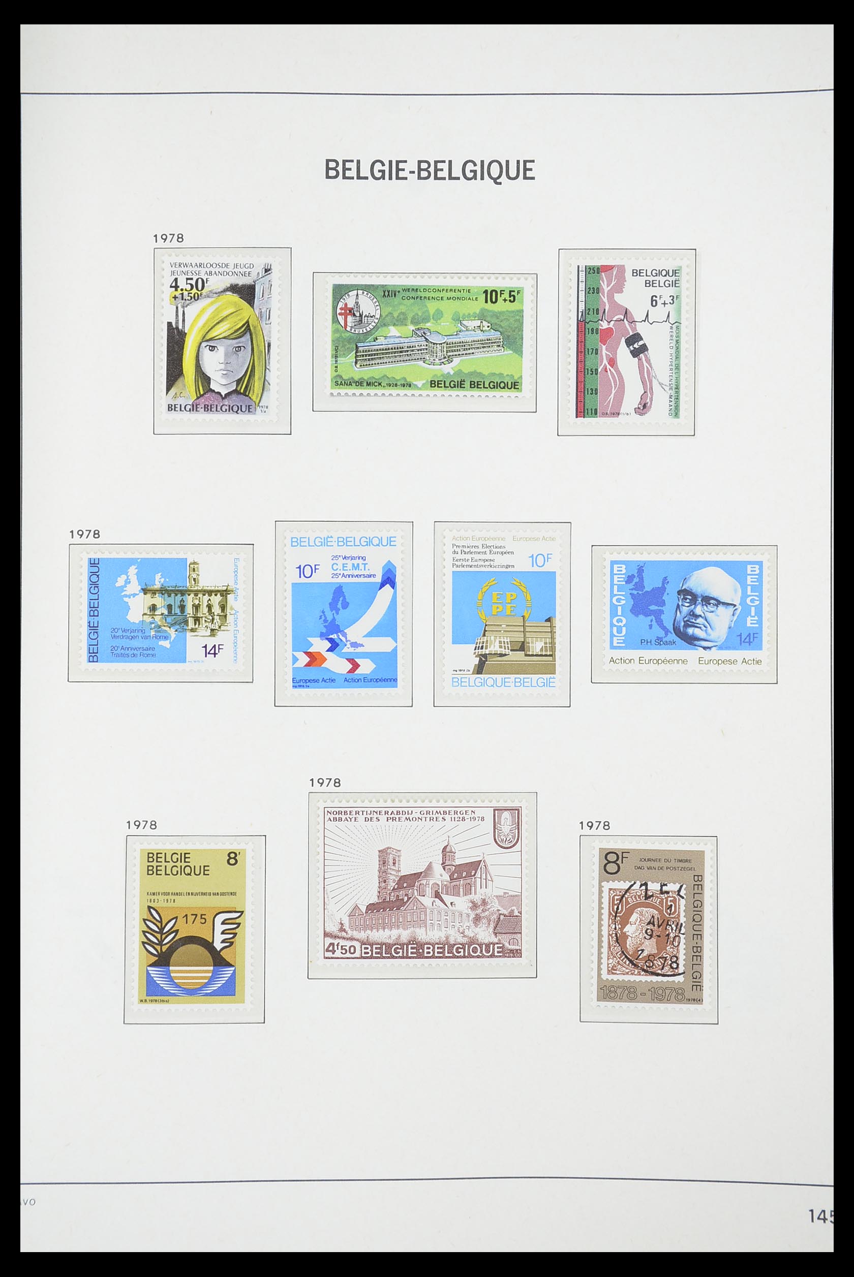 33863 103 - Postzegelverzameling 33863 België 1950-1984.
