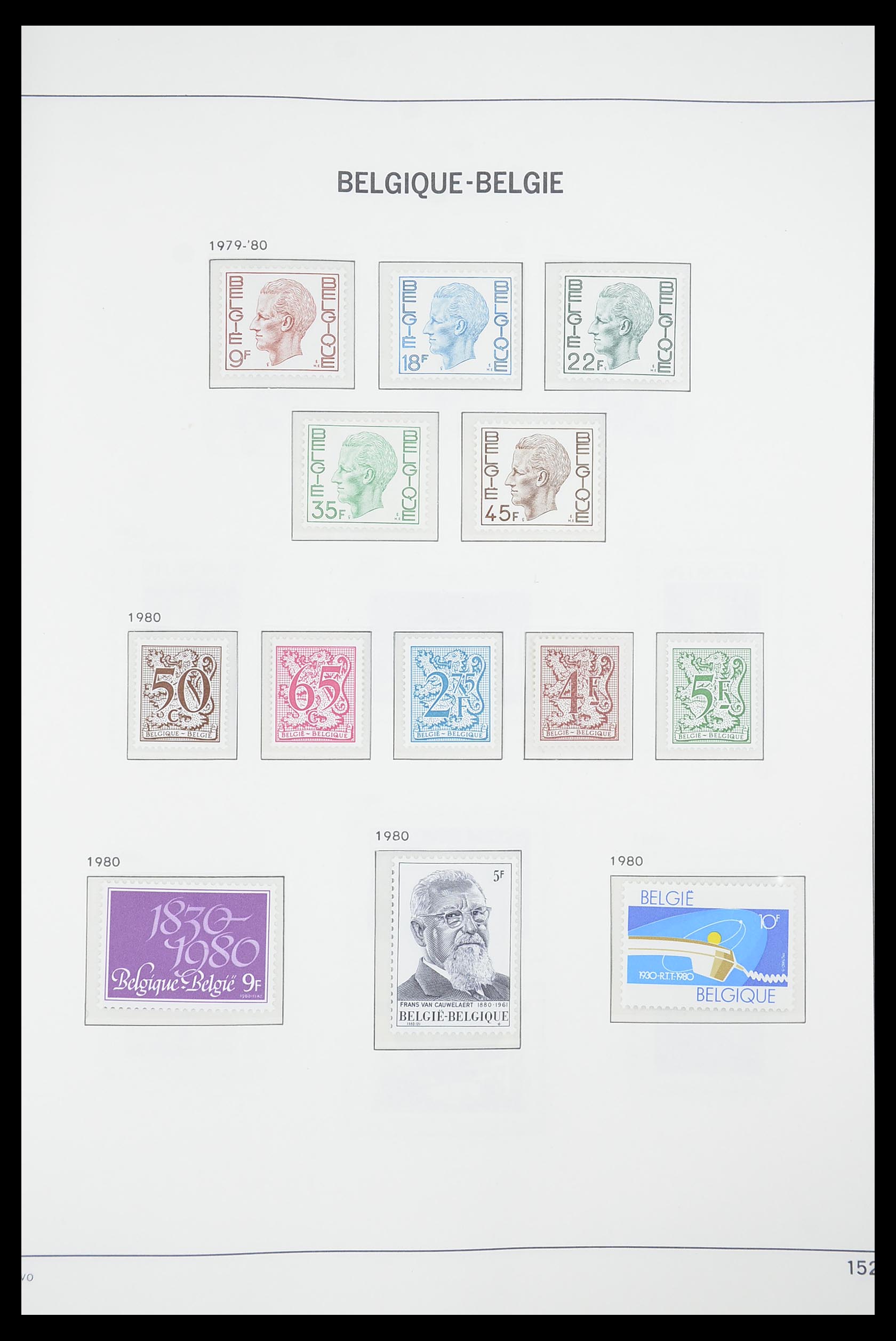 33863 112 - Postzegelverzameling 33863 België 1950-1984.
