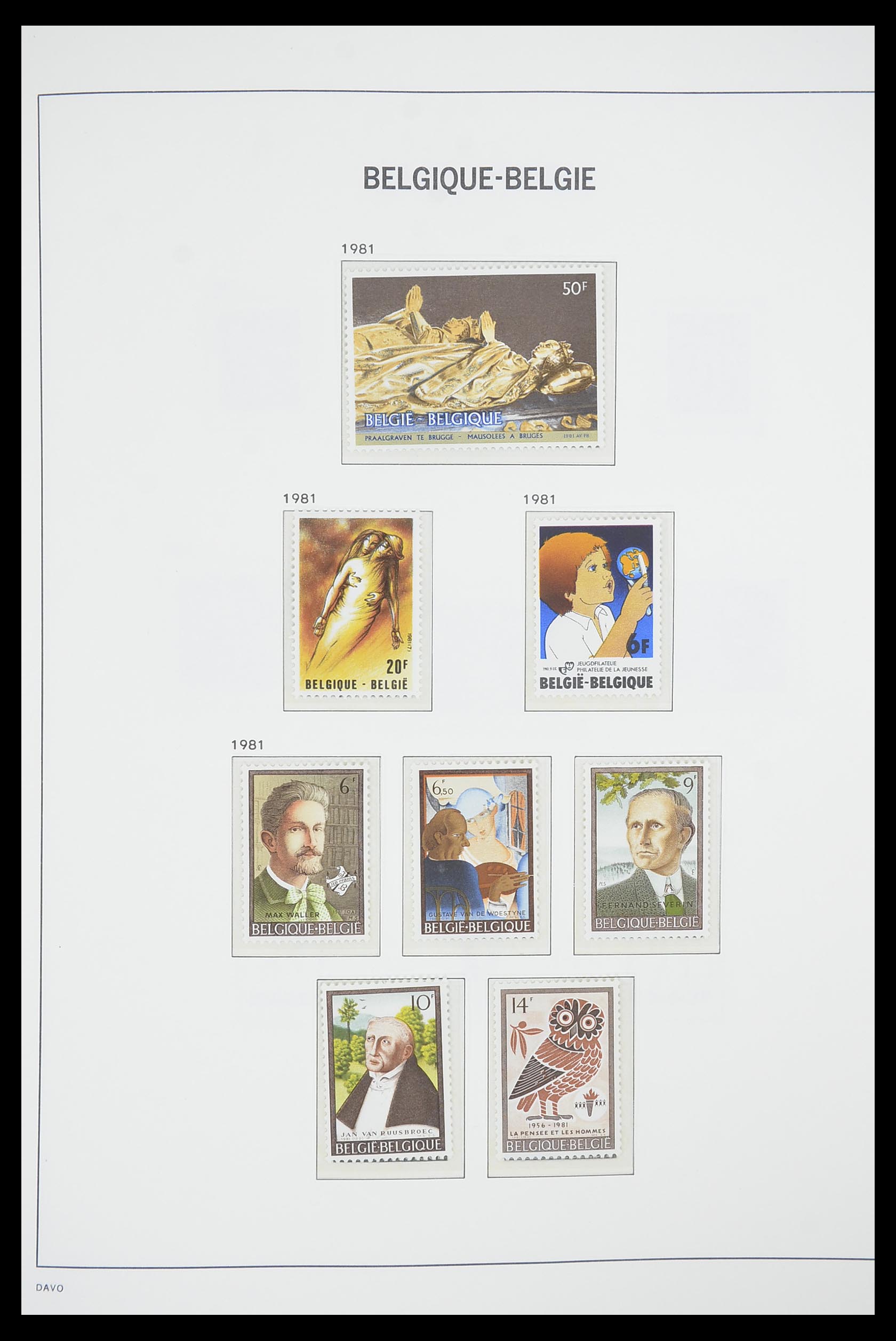 33863 120 - Postzegelverzameling 33863 België 1950-1984.