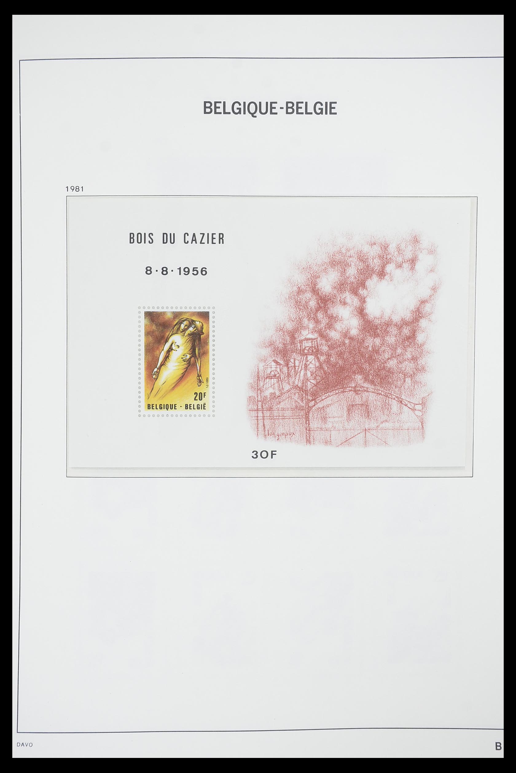 33863 122 - Postzegelverzameling 33863 België 1950-1984.