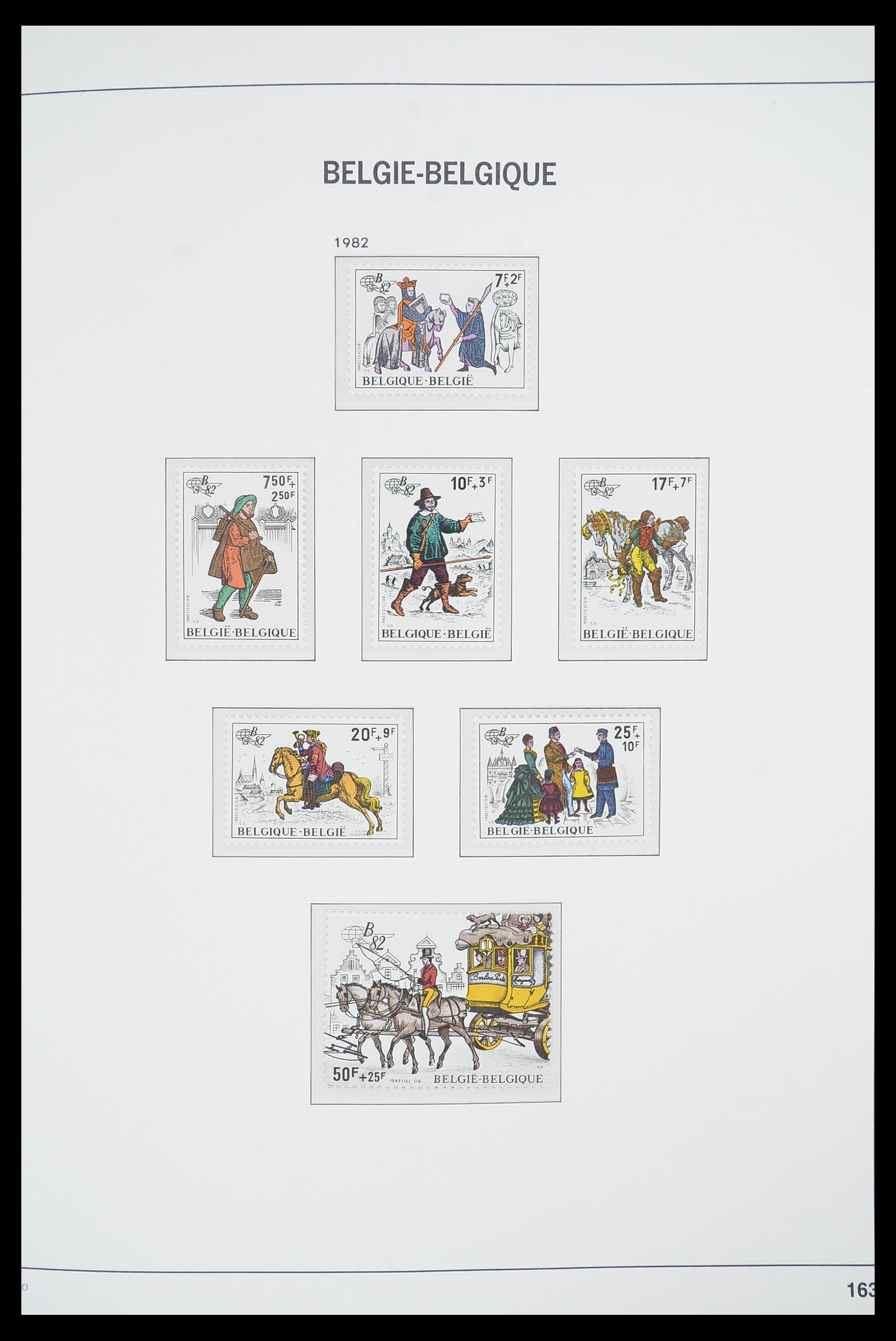 33863 126 - Postzegelverzameling 33863 België 1950-1984.