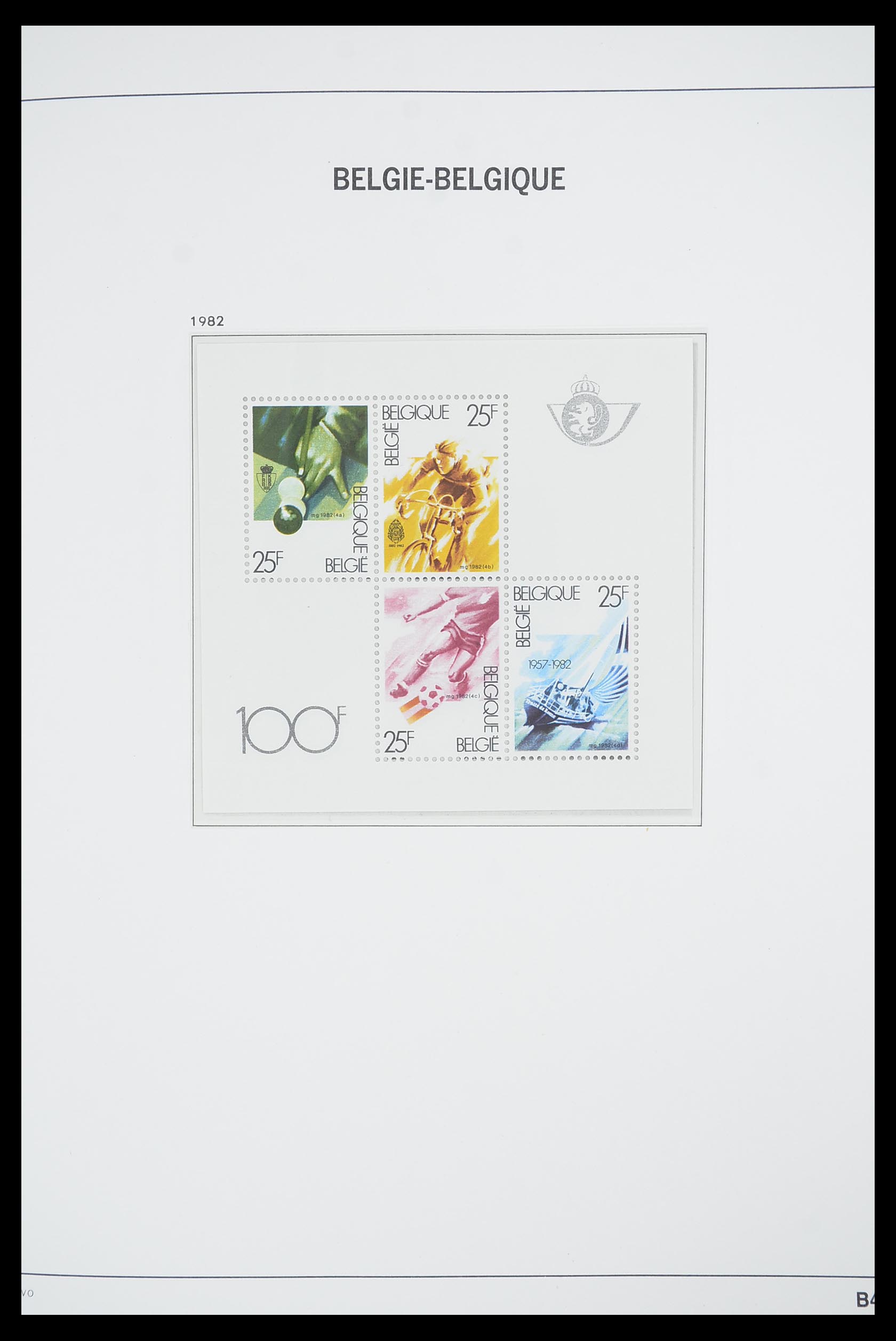 33863 127 - Postzegelverzameling 33863 België 1950-1984.