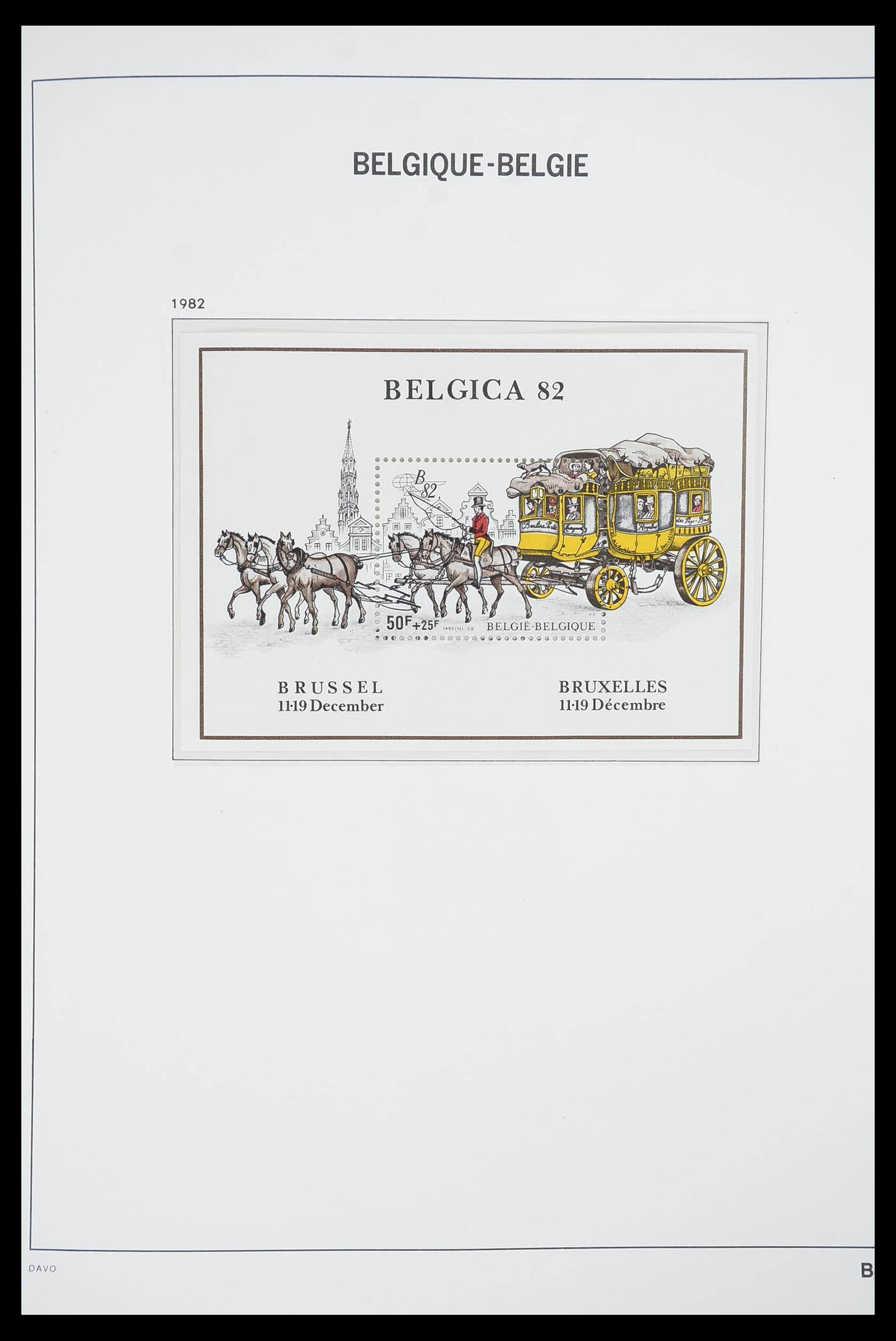 33863 128 - Postzegelverzameling 33863 België 1950-1984.