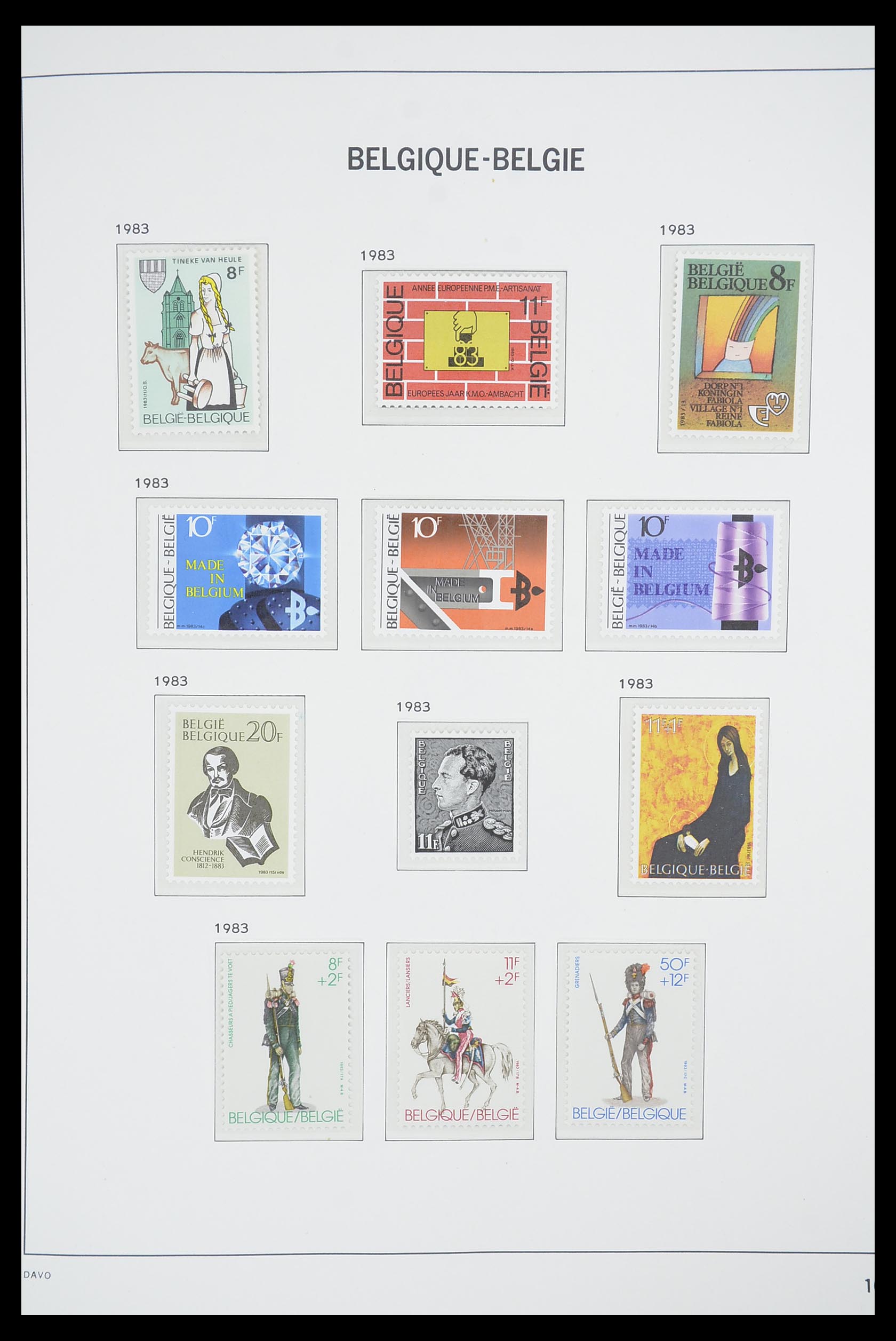 33863 131 - Postzegelverzameling 33863 België 1950-1984.