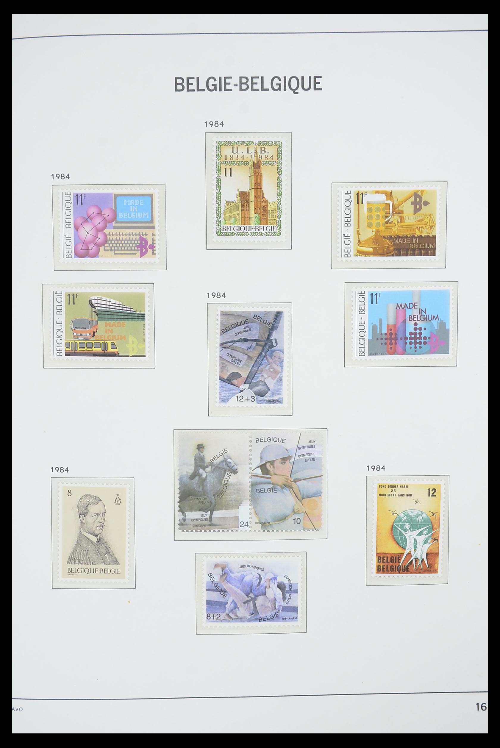 33863 132 - Postzegelverzameling 33863 België 1950-1984.