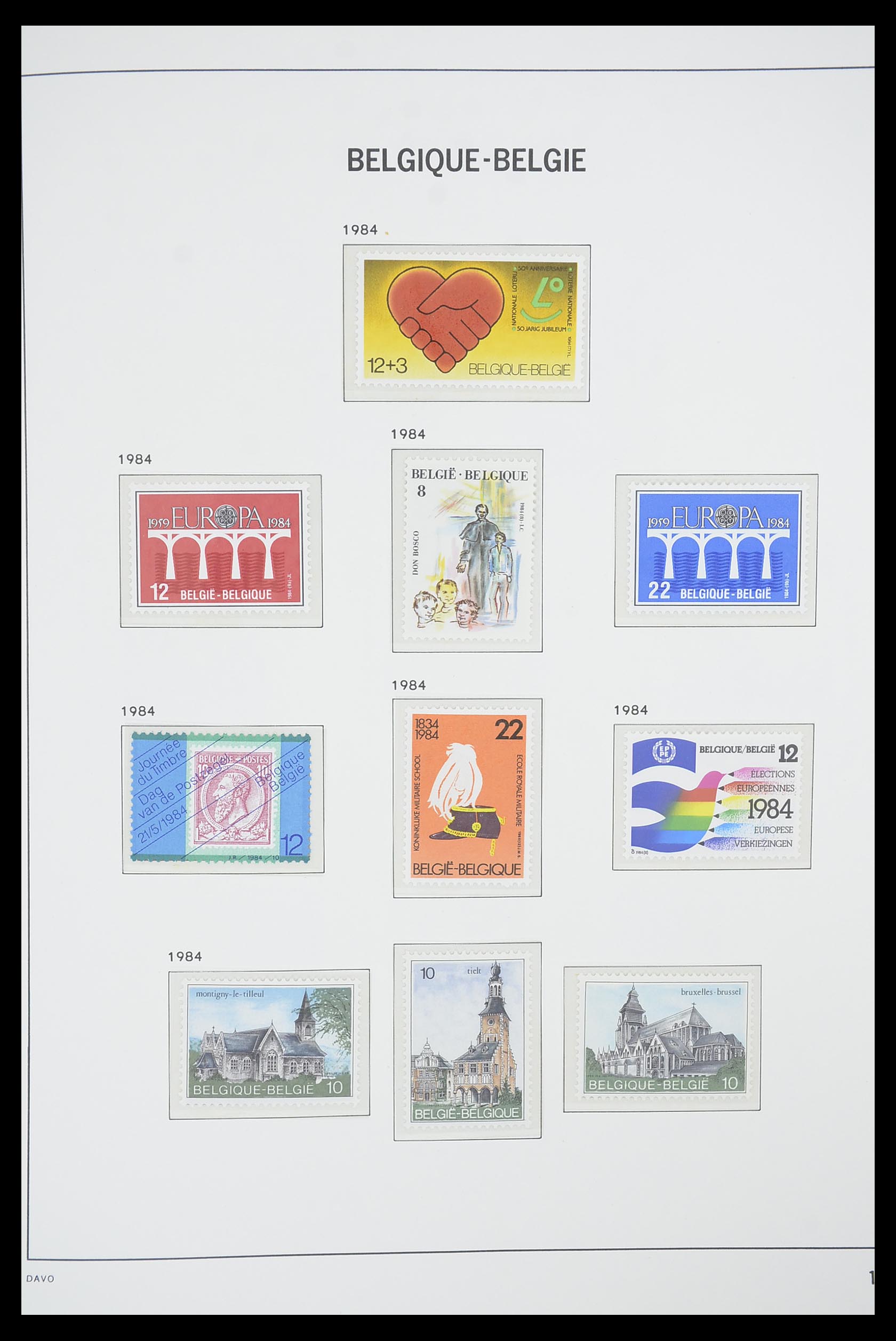 33863 133 - Postzegelverzameling 33863 België 1950-1984.