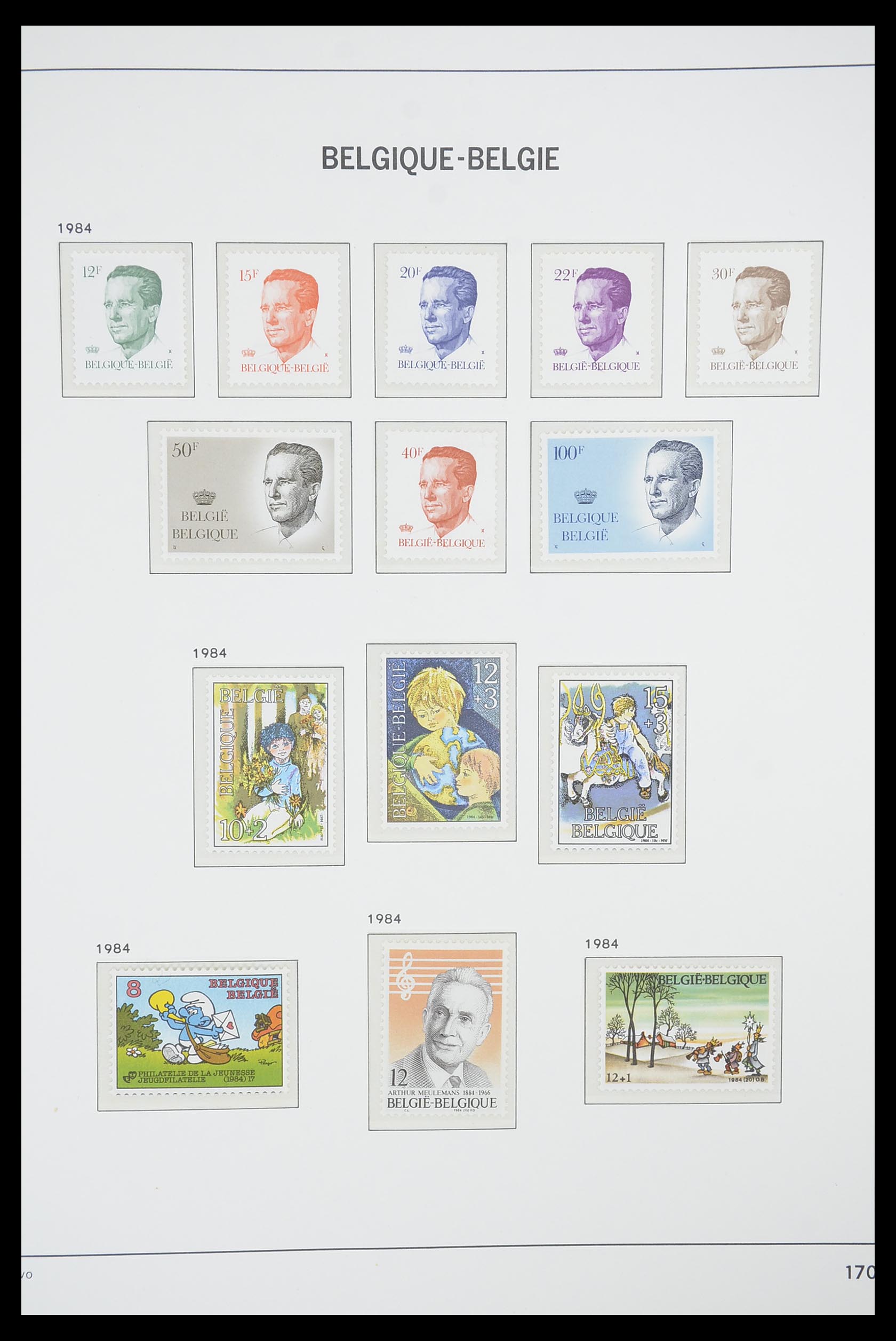 33863 135 - Postzegelverzameling 33863 België 1950-1984.