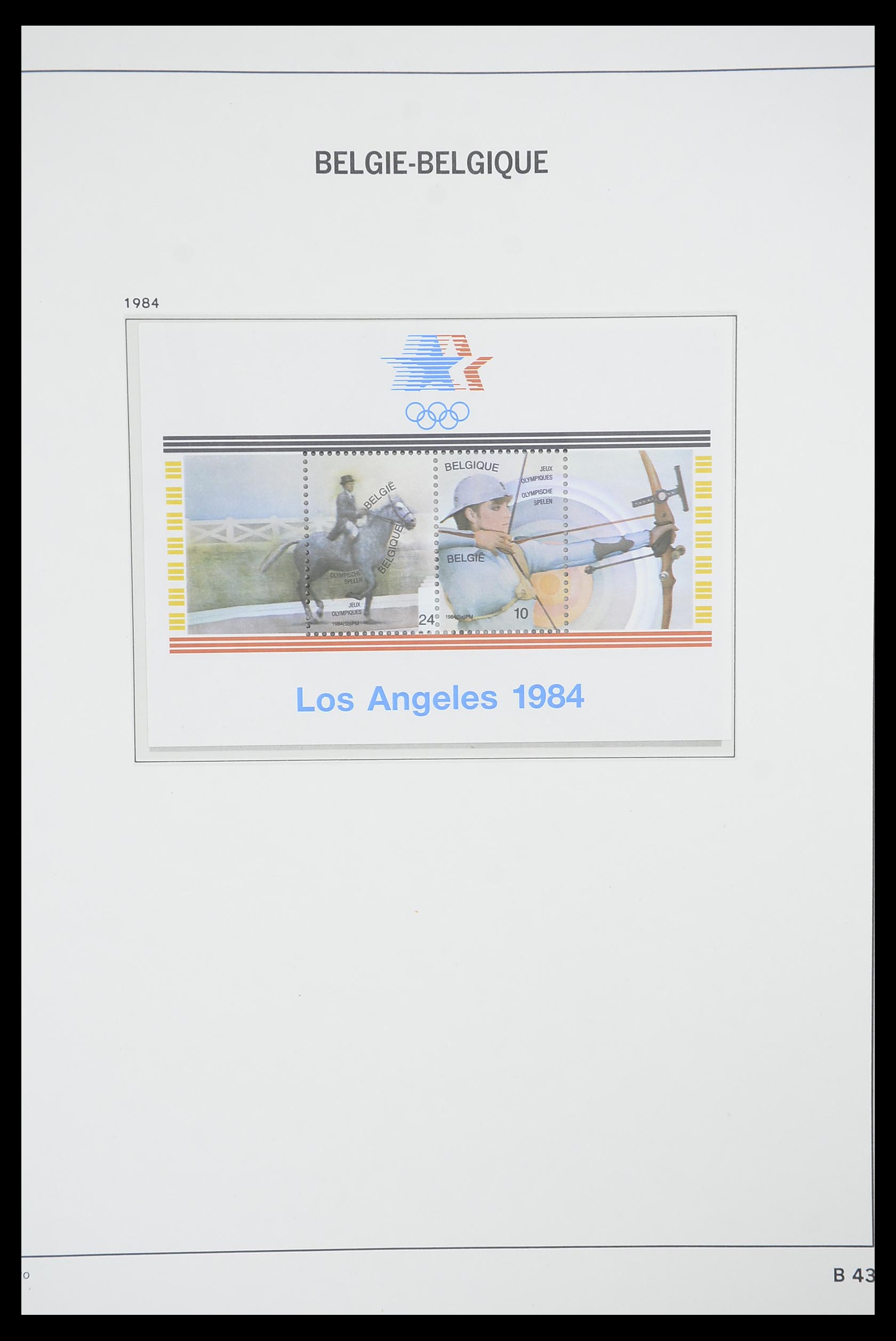 33863 136 - Postzegelverzameling 33863 België 1950-1984.