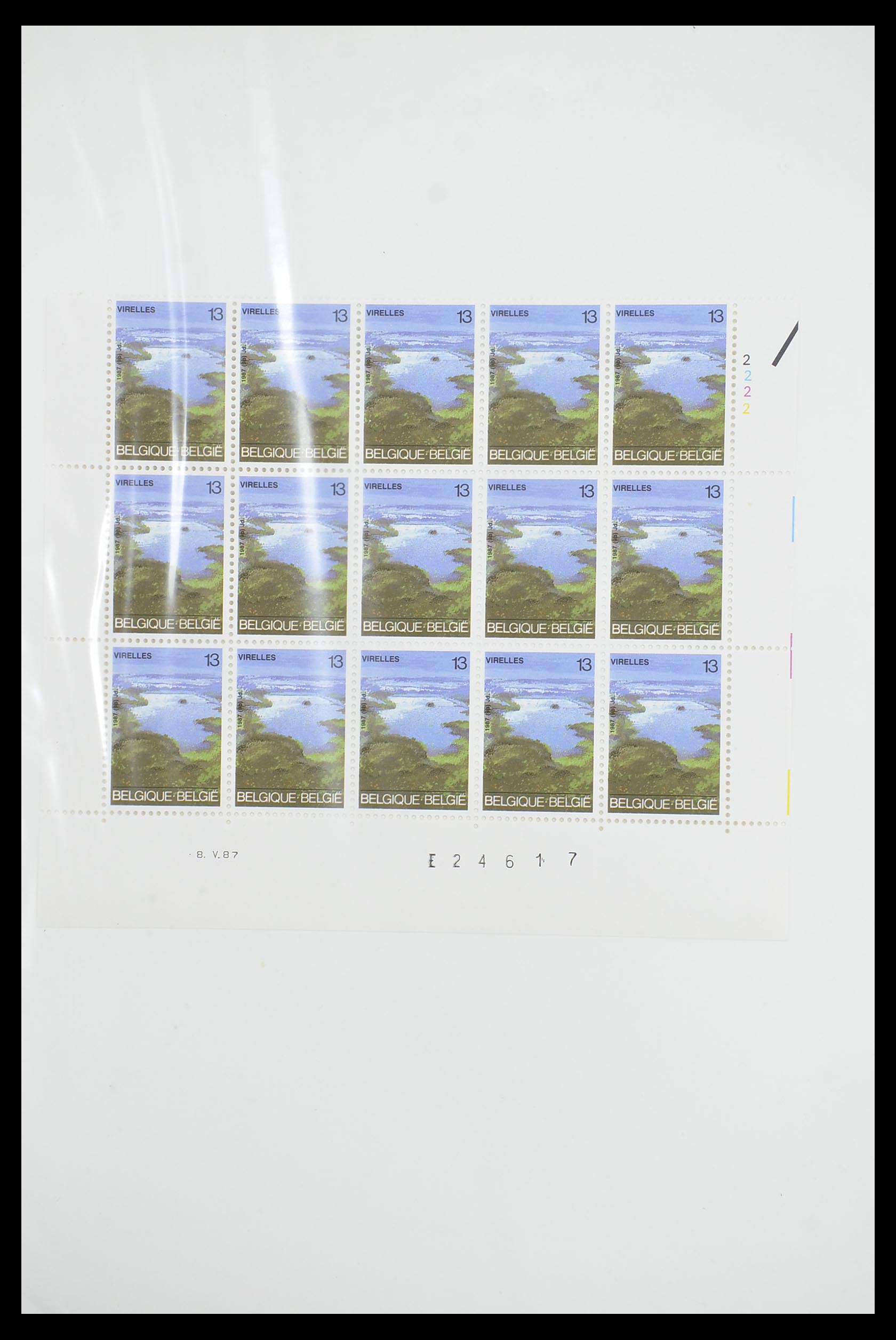 33863 138 - Postzegelverzameling 33863 België 1950-1984.