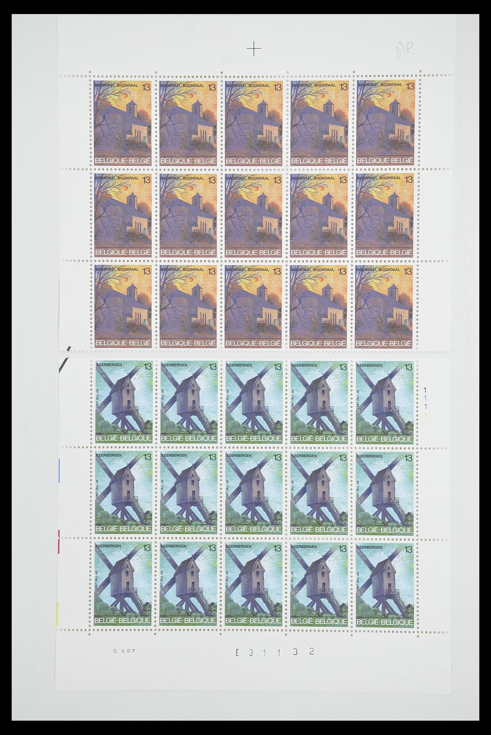 33863 140 - Postzegelverzameling 33863 België 1950-1984.