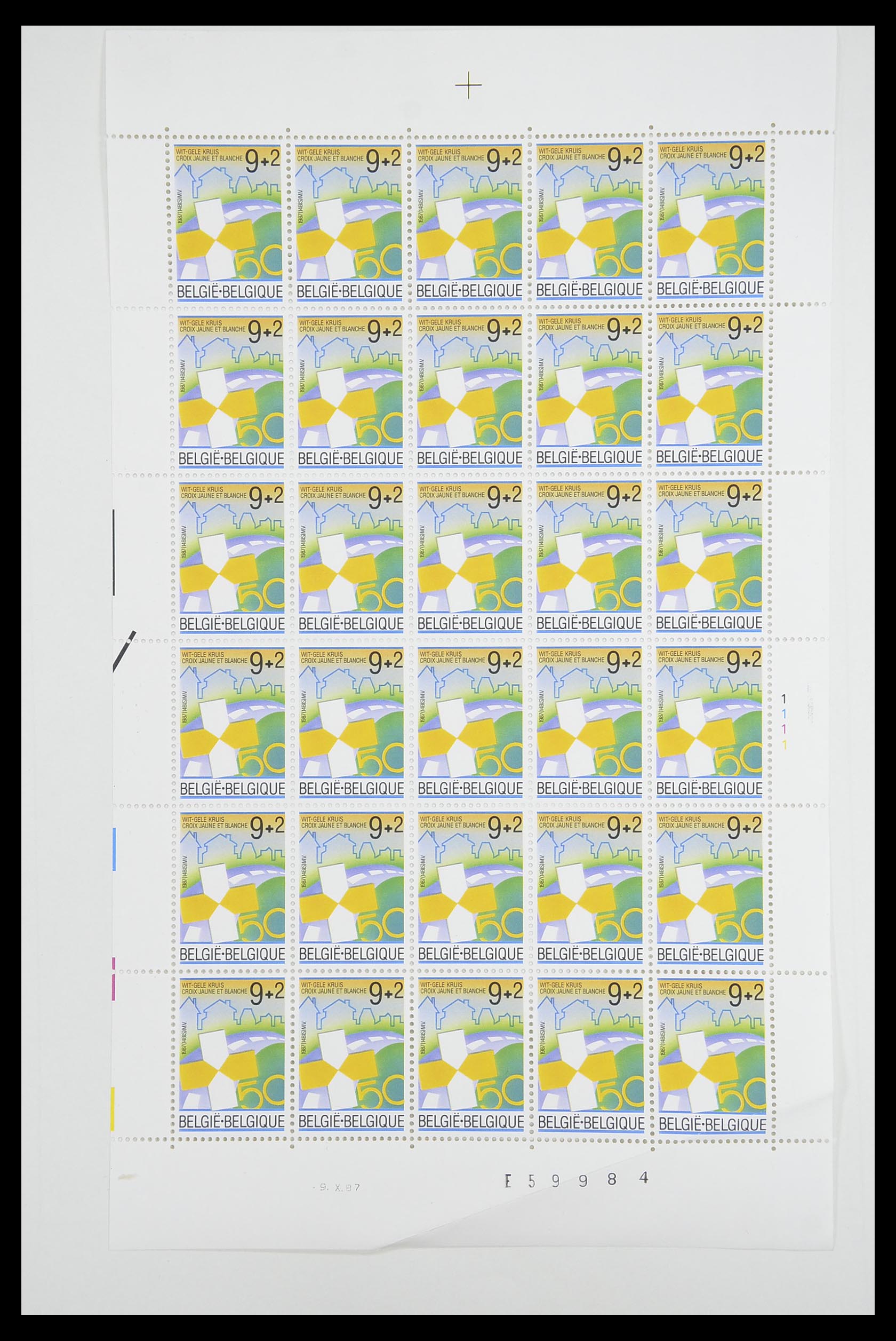 33863 141 - Postzegelverzameling 33863 België 1950-1984.