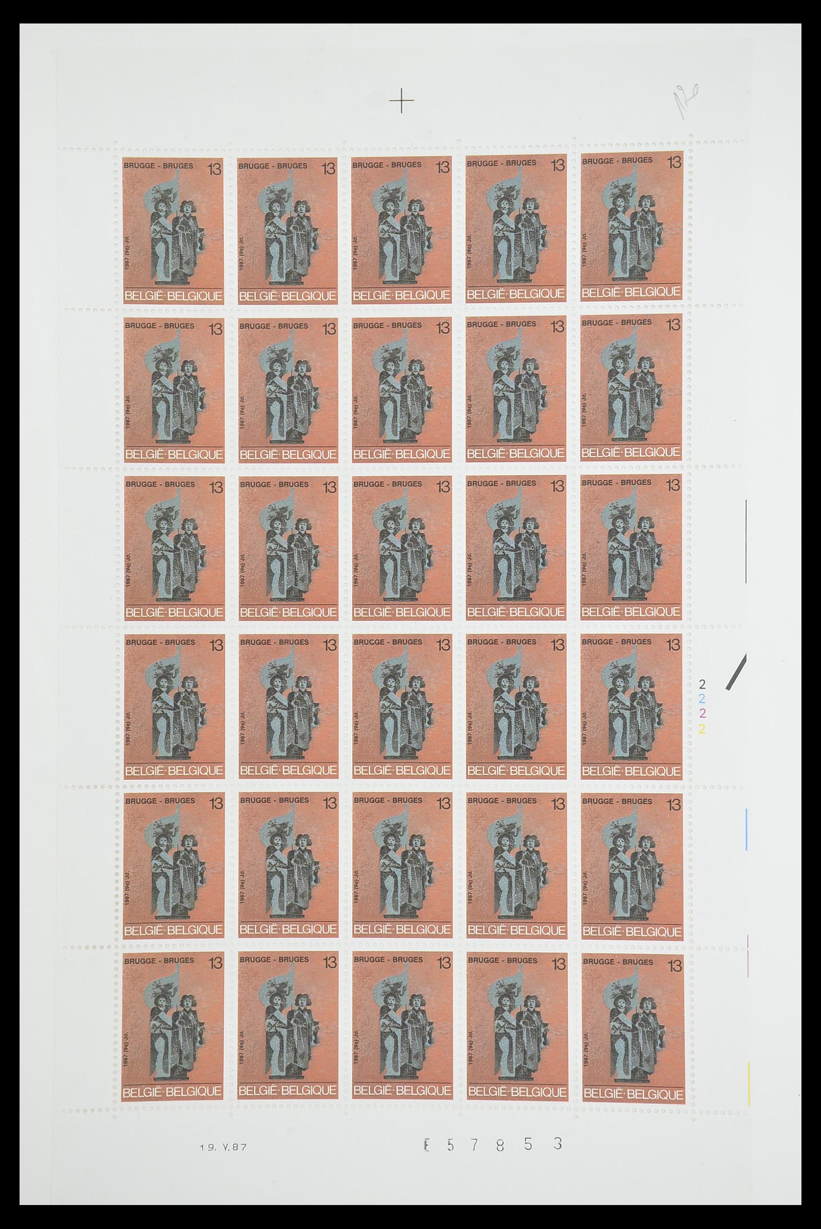 33863 144 - Stamp collection 33863 Belgium 1950-1984.