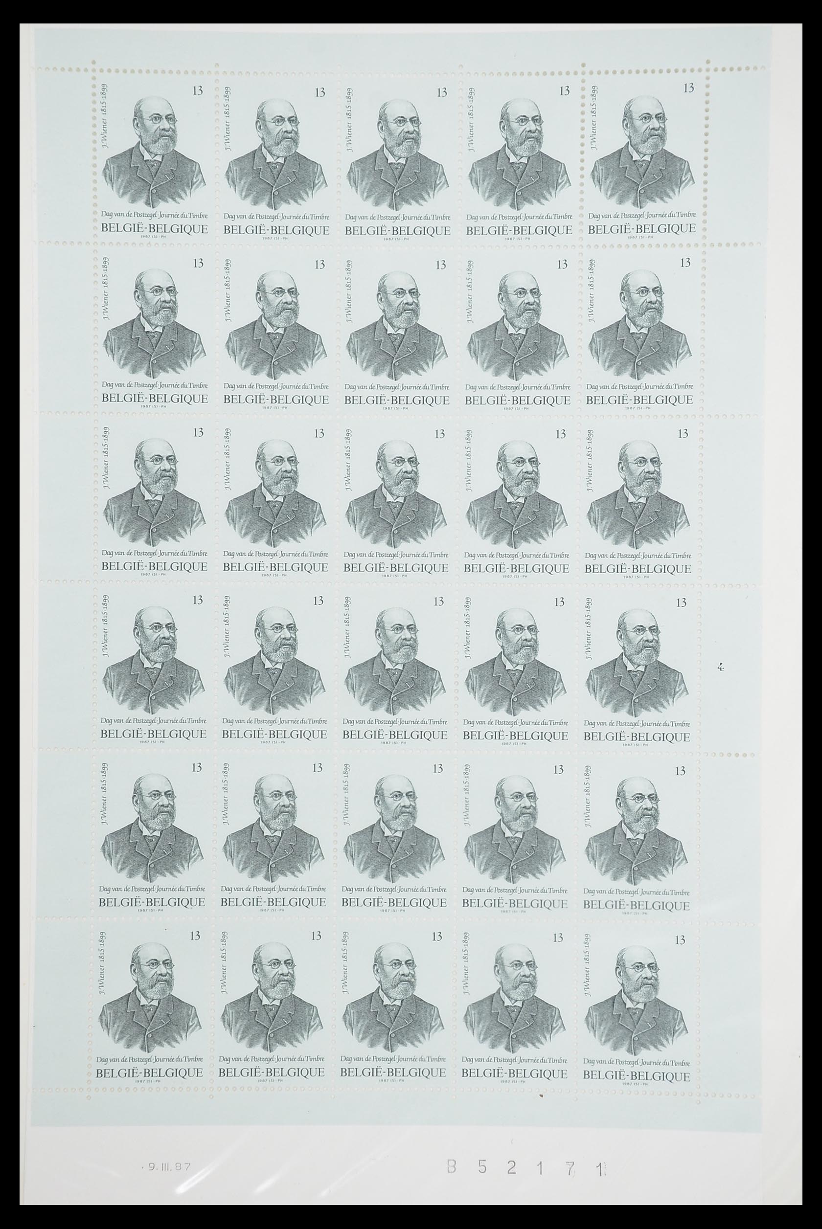 33863 153 - Stamp collection 33863 Belgium 1950-1984.