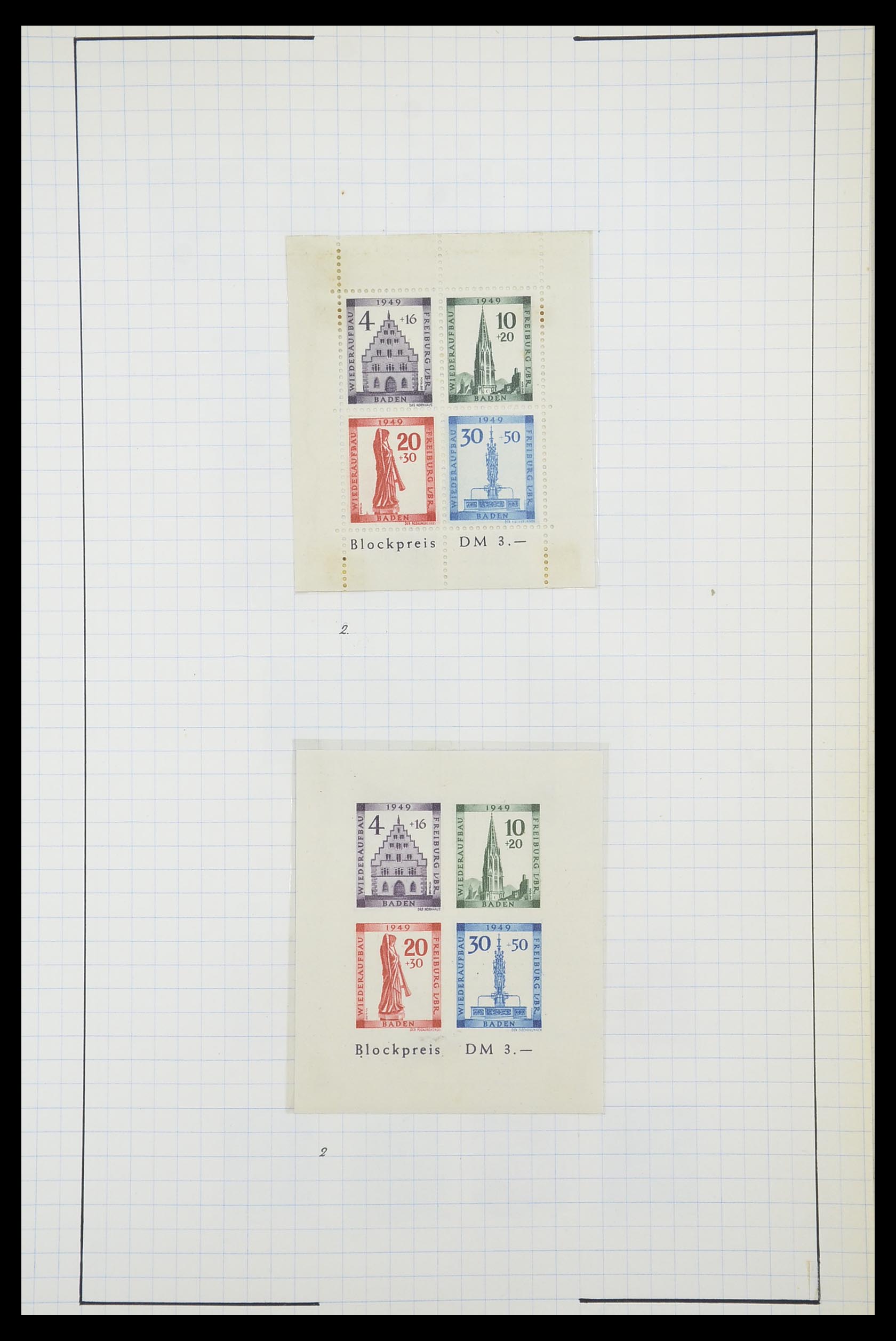 33864 013 - Stamp collection 33864 French Zone 1945-1949.