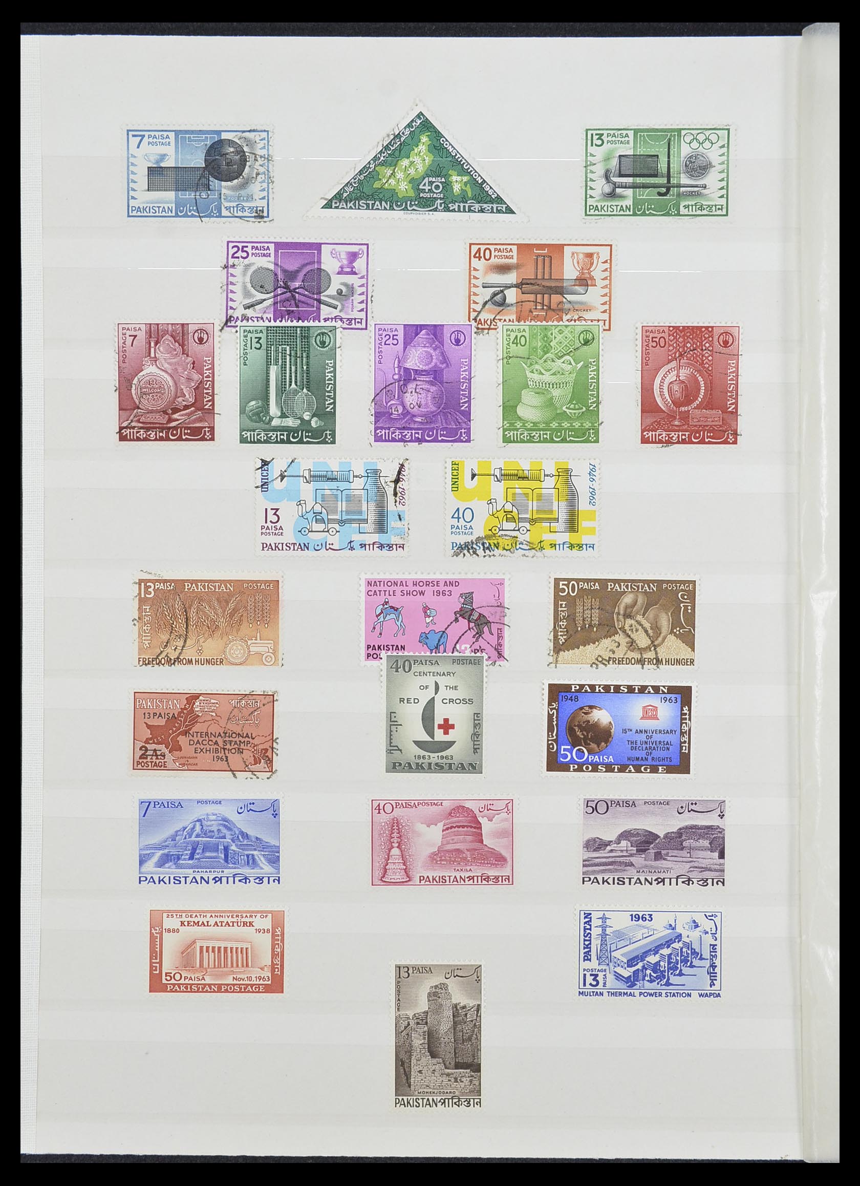 33865 008 - Postzegelverzameling 33865 Pakistan 1947-1996.