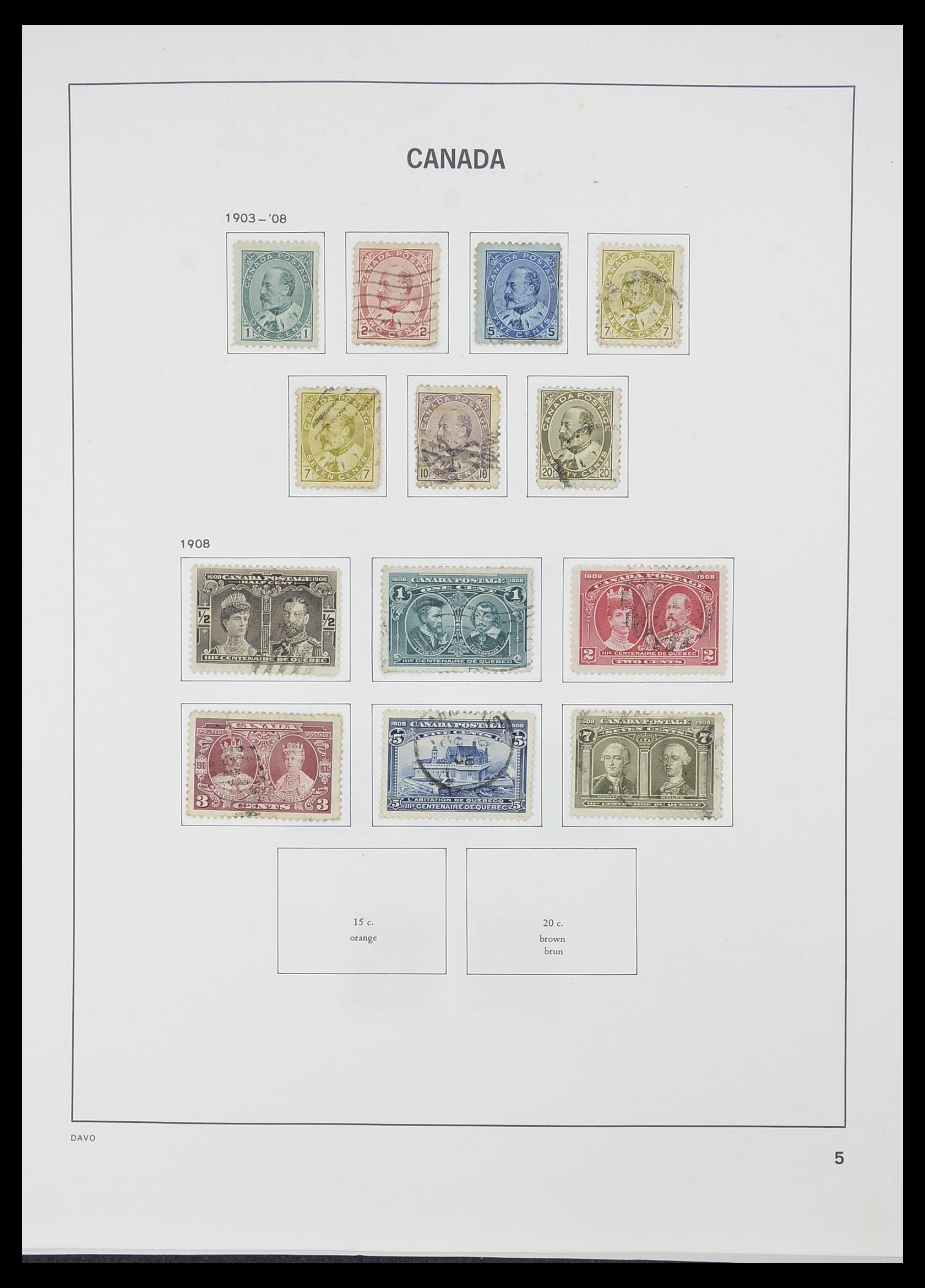 33866 005 - Postzegelverzameling 33866 Canada 1859-1974.