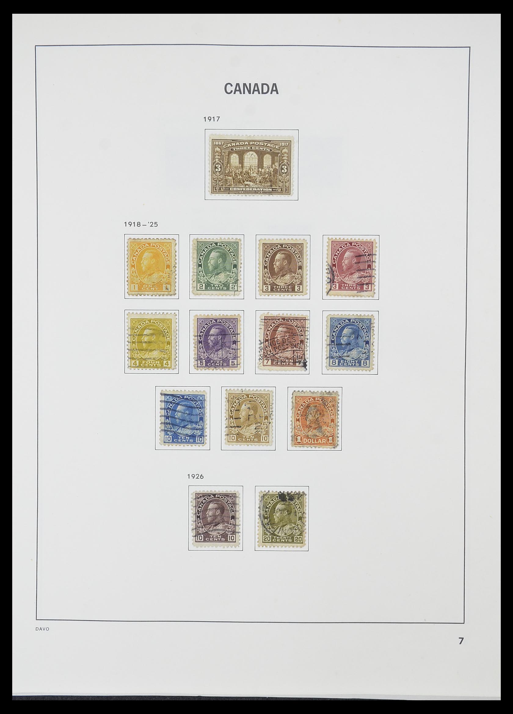 33866 008 - Postzegelverzameling 33866 Canada 1859-1974.