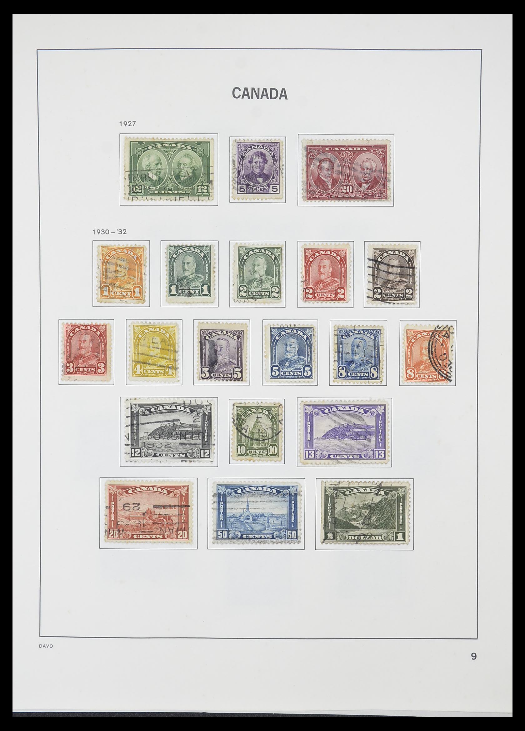 33866 011 - Postzegelverzameling 33866 Canada 1859-1974.