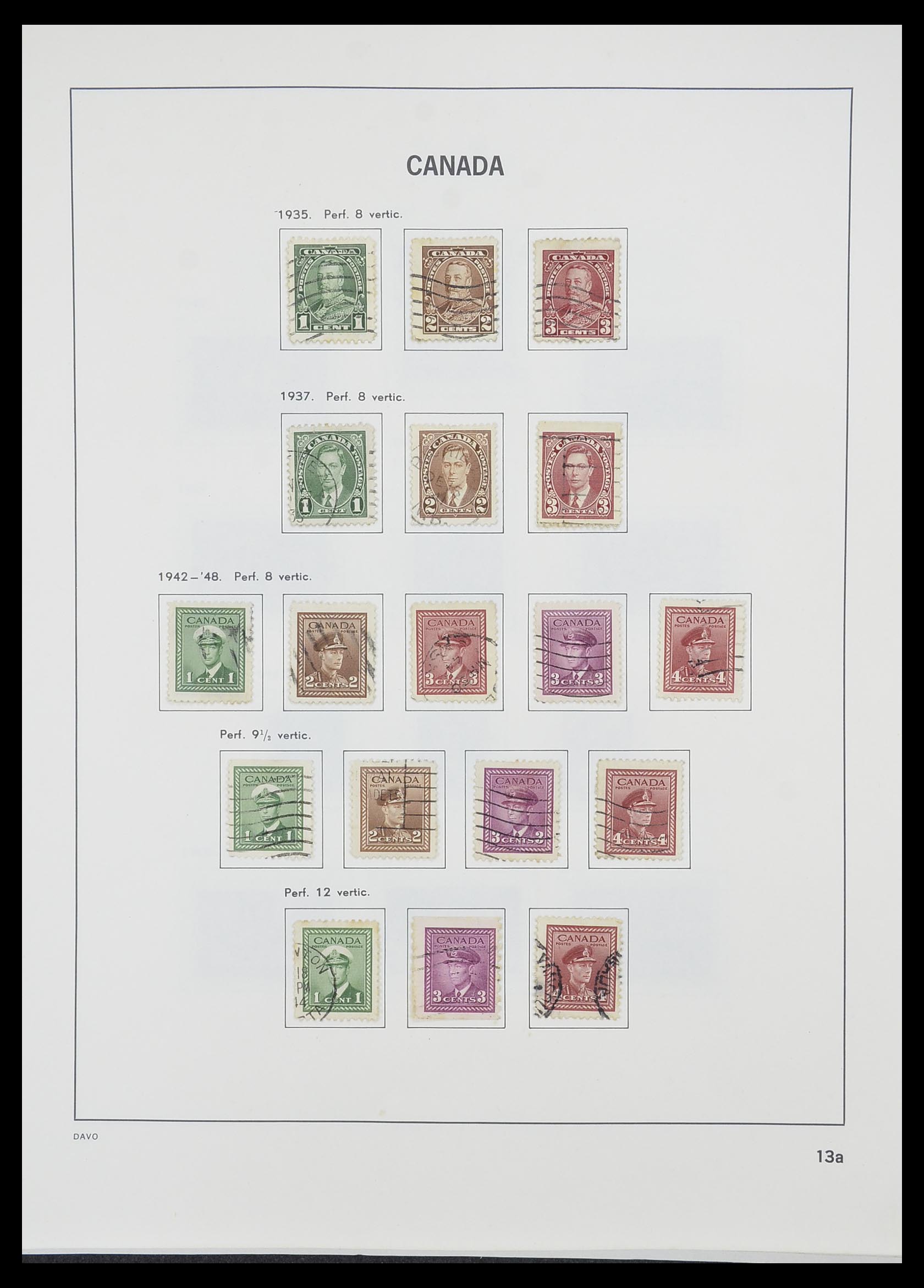 33866 017 - Postzegelverzameling 33866 Canada 1859-1974.