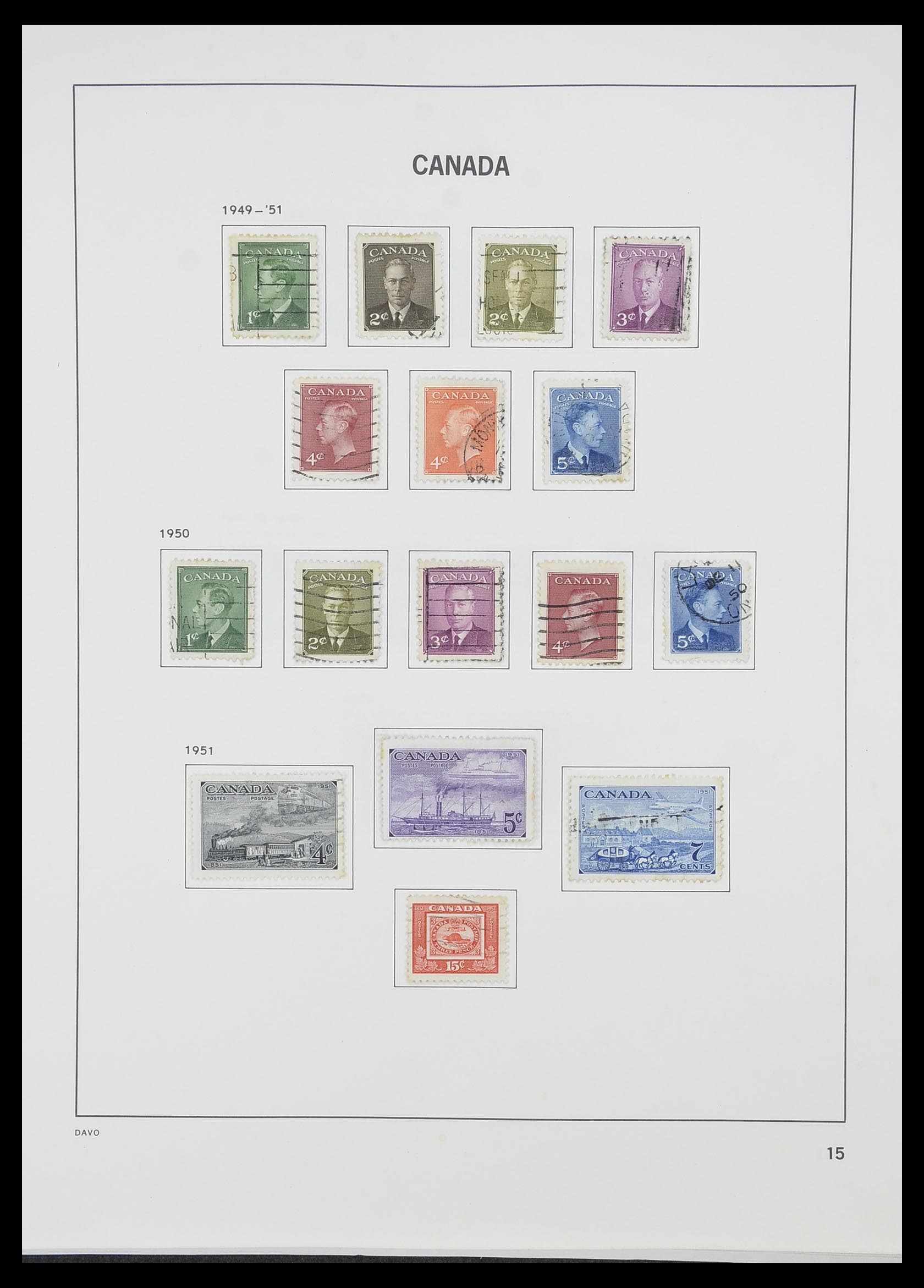 33866 019 - Postzegelverzameling 33866 Canada 1859-1974.