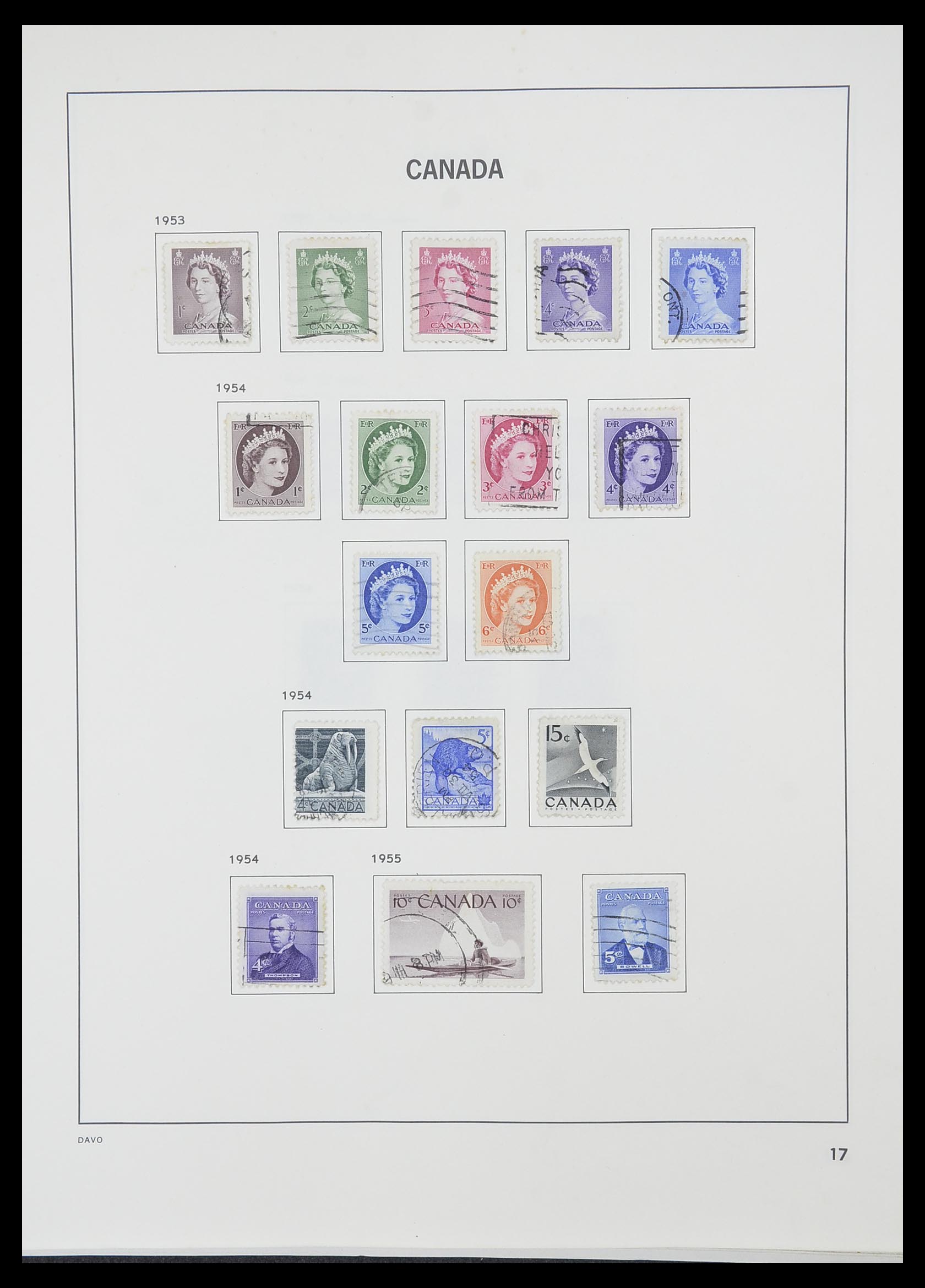 33866 022 - Postzegelverzameling 33866 Canada 1859-1974.
