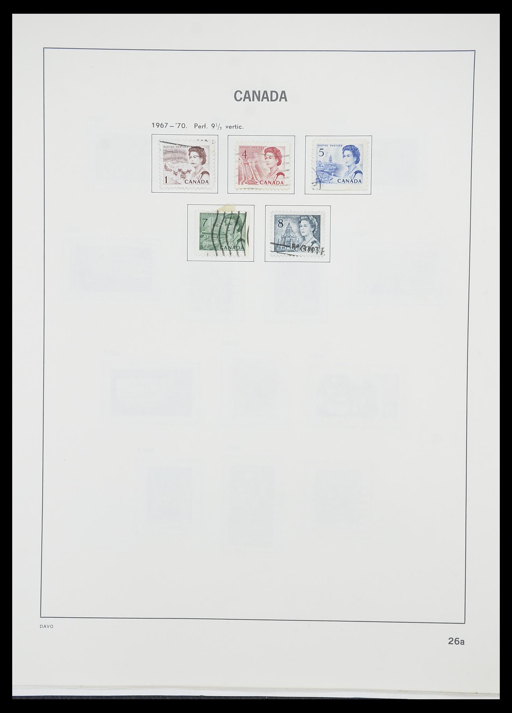 33866 034 - Postzegelverzameling 33866 Canada 1859-1974.
