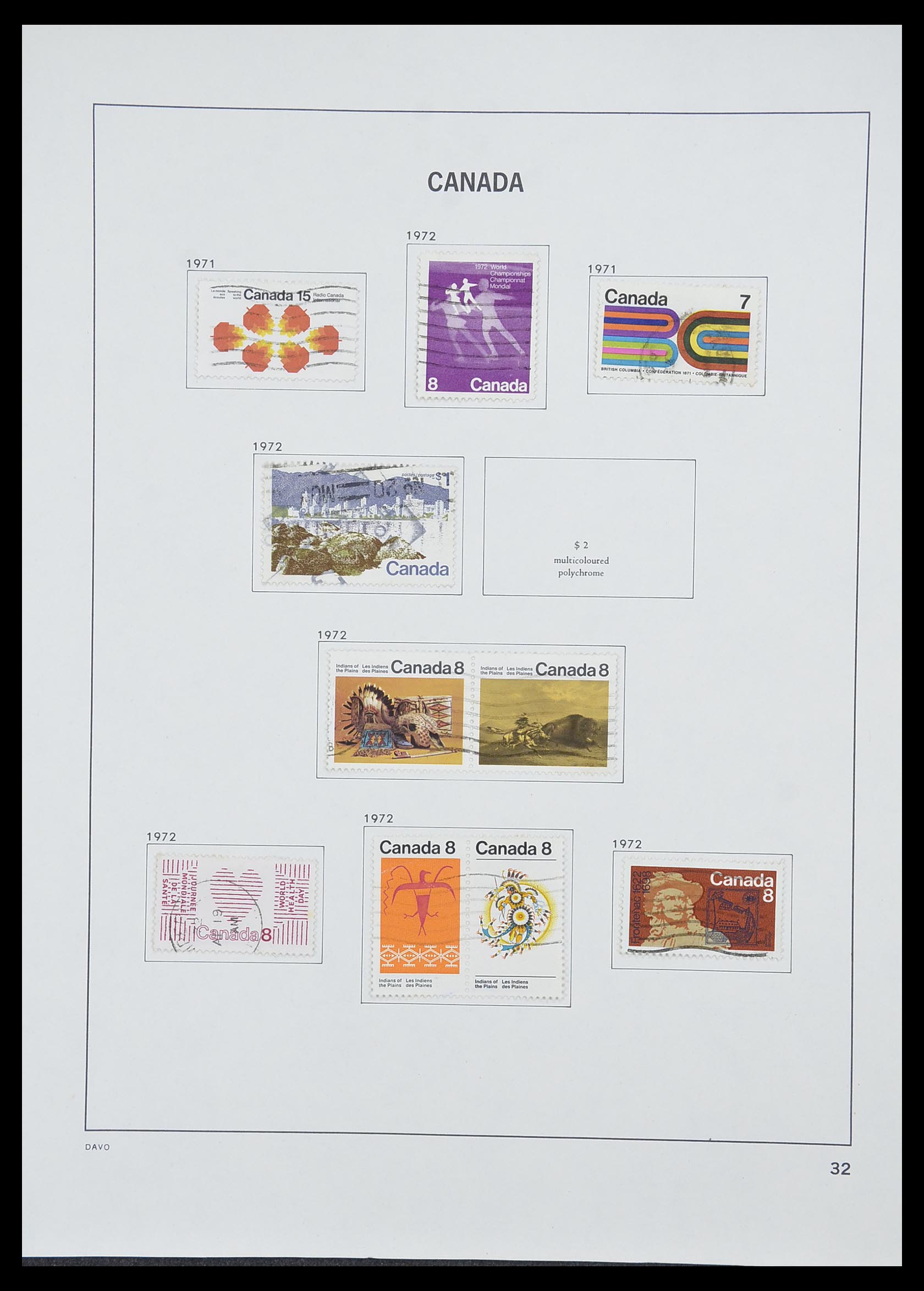 33866 040 - Postzegelverzameling 33866 Canada 1859-1974.