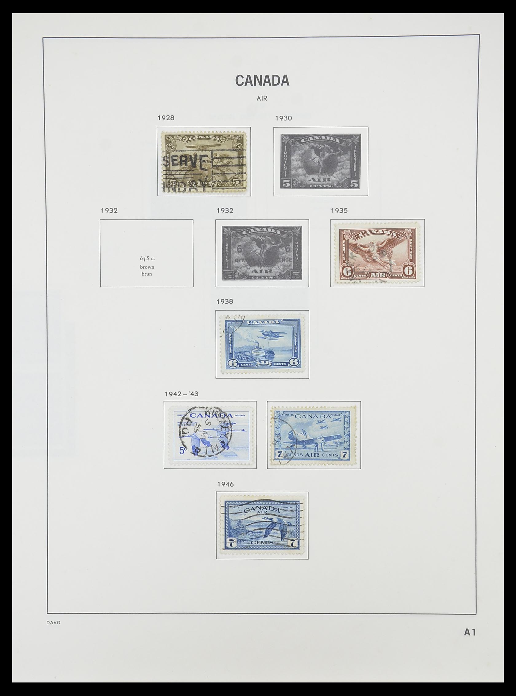 33866 048 - Postzegelverzameling 33866 Canada 1859-1974.