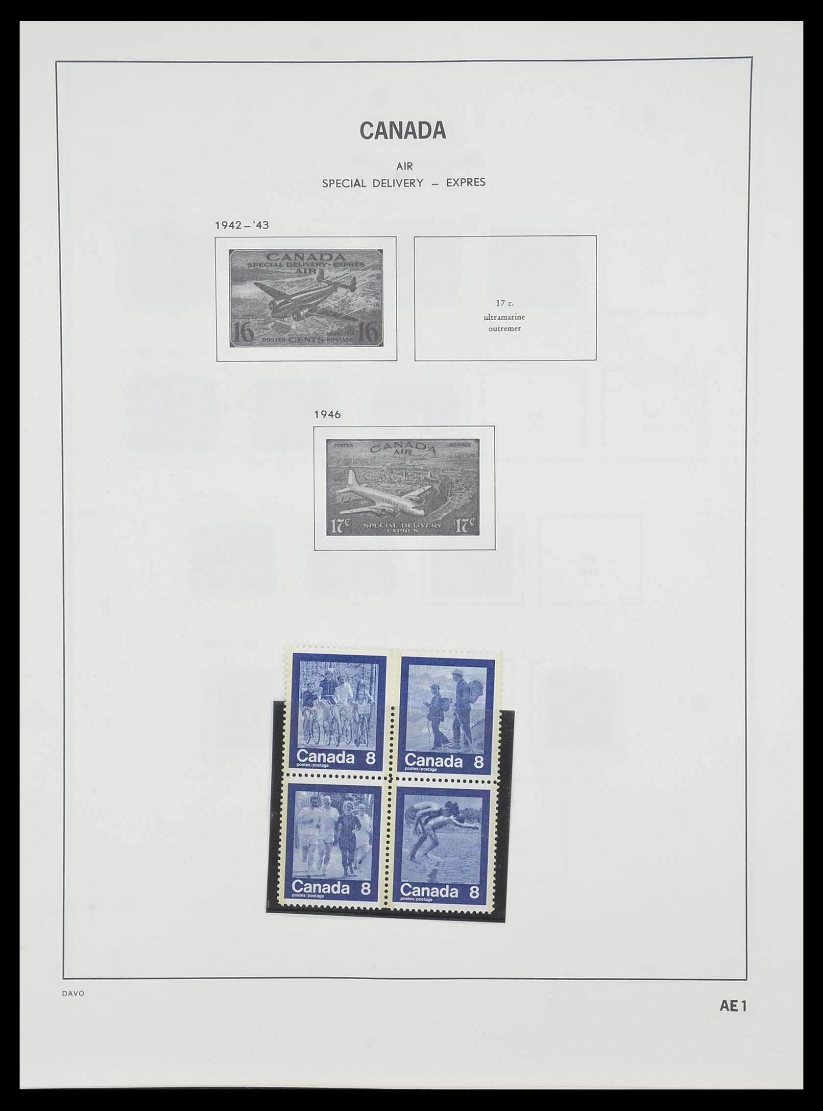 33866 049 - Postzegelverzameling 33866 Canada 1859-1974.