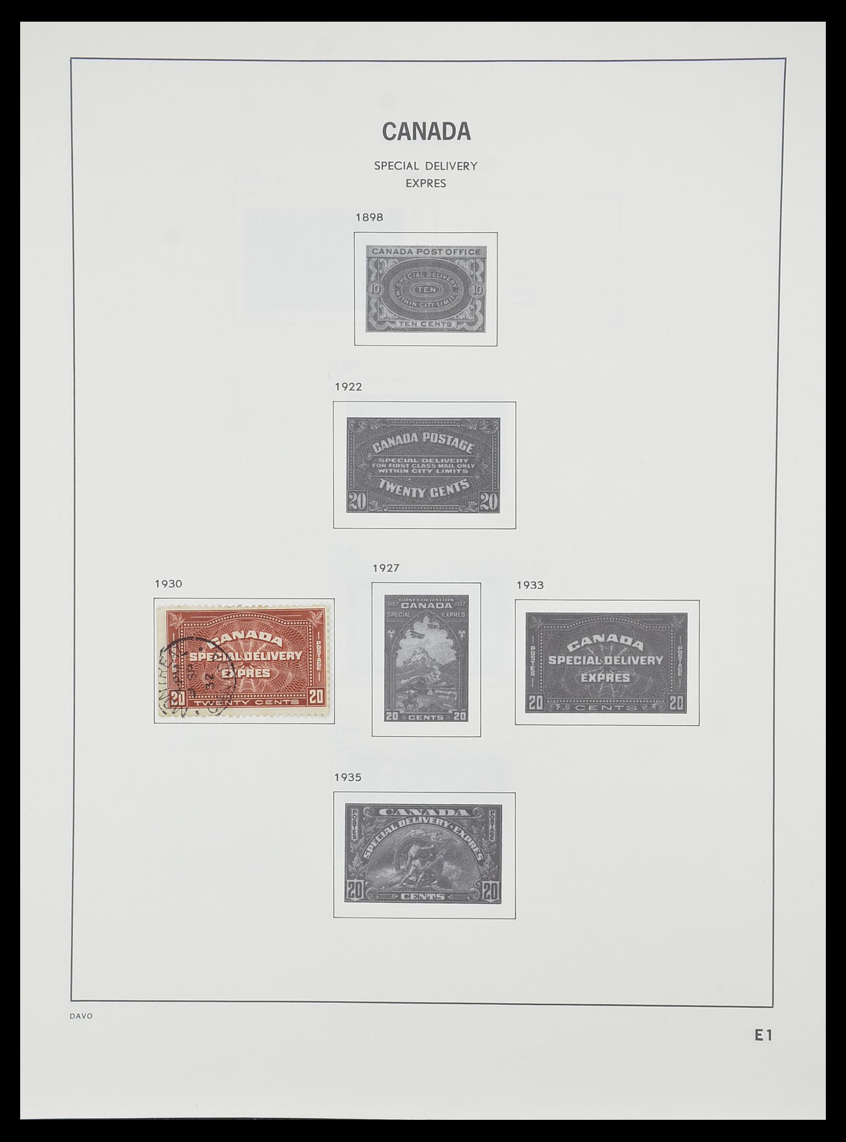 33866 052 - Postzegelverzameling 33866 Canada 1859-1974.