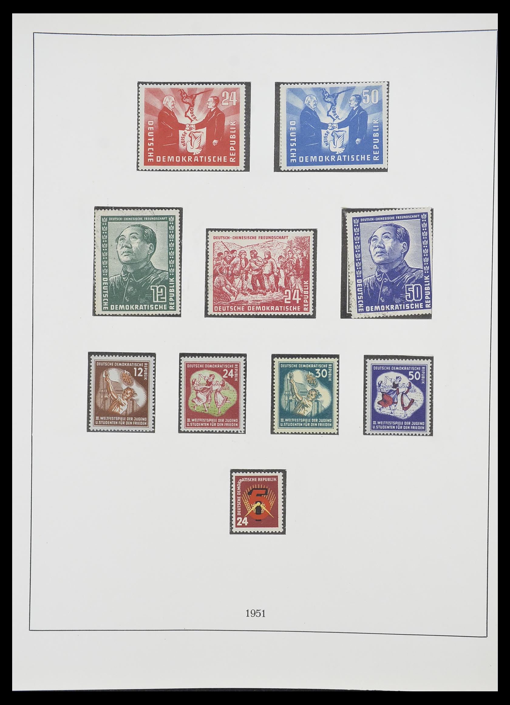 33868 005 - Postzegelverzameling 33868 DDR 1949-1977.