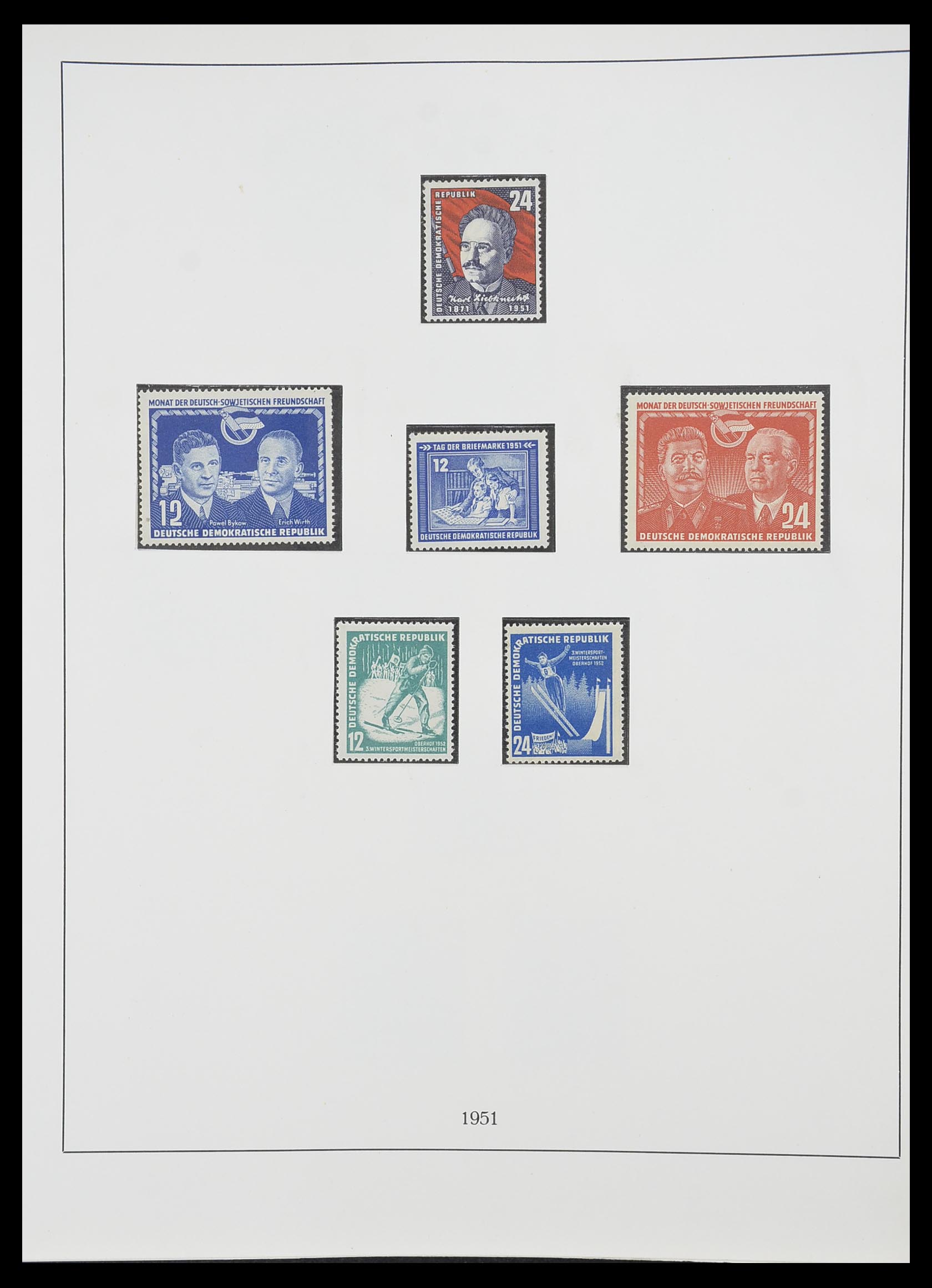 33868 006 - Stamp collection 33868 DDR 1949-1977.