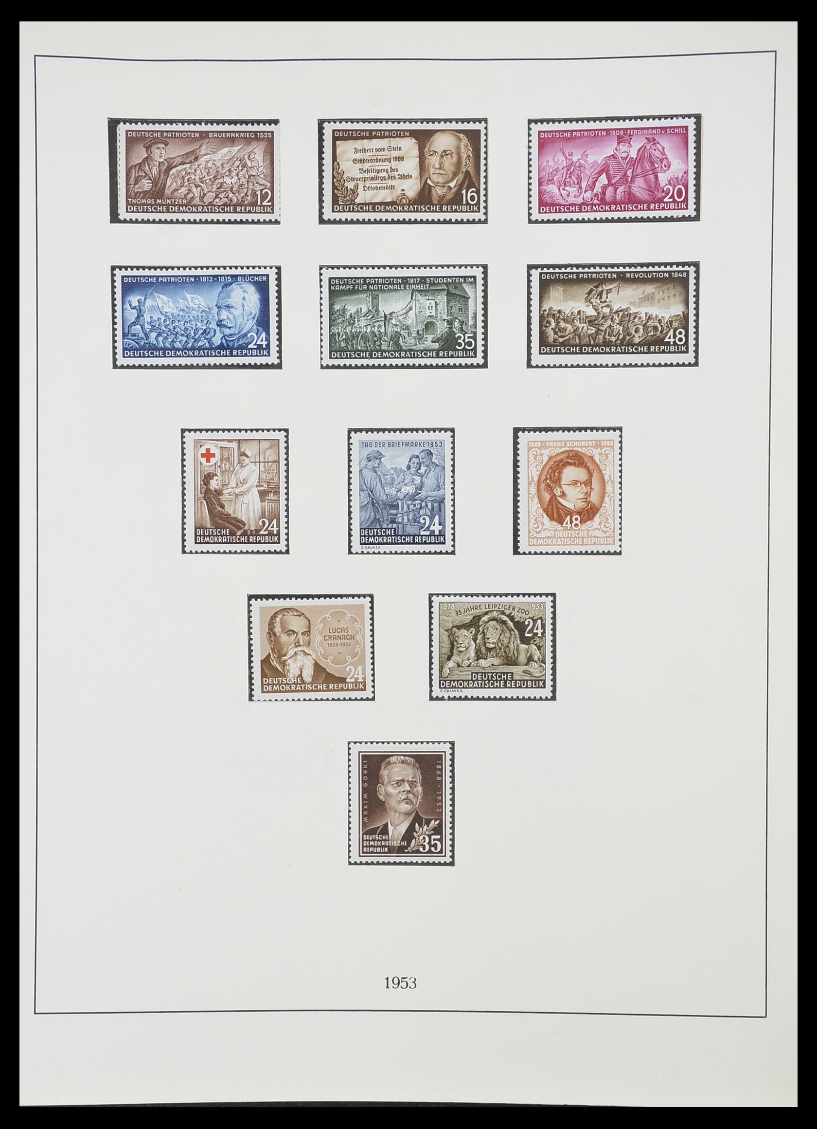 33868 011 - Stamp collection 33868 DDR 1949-1977.