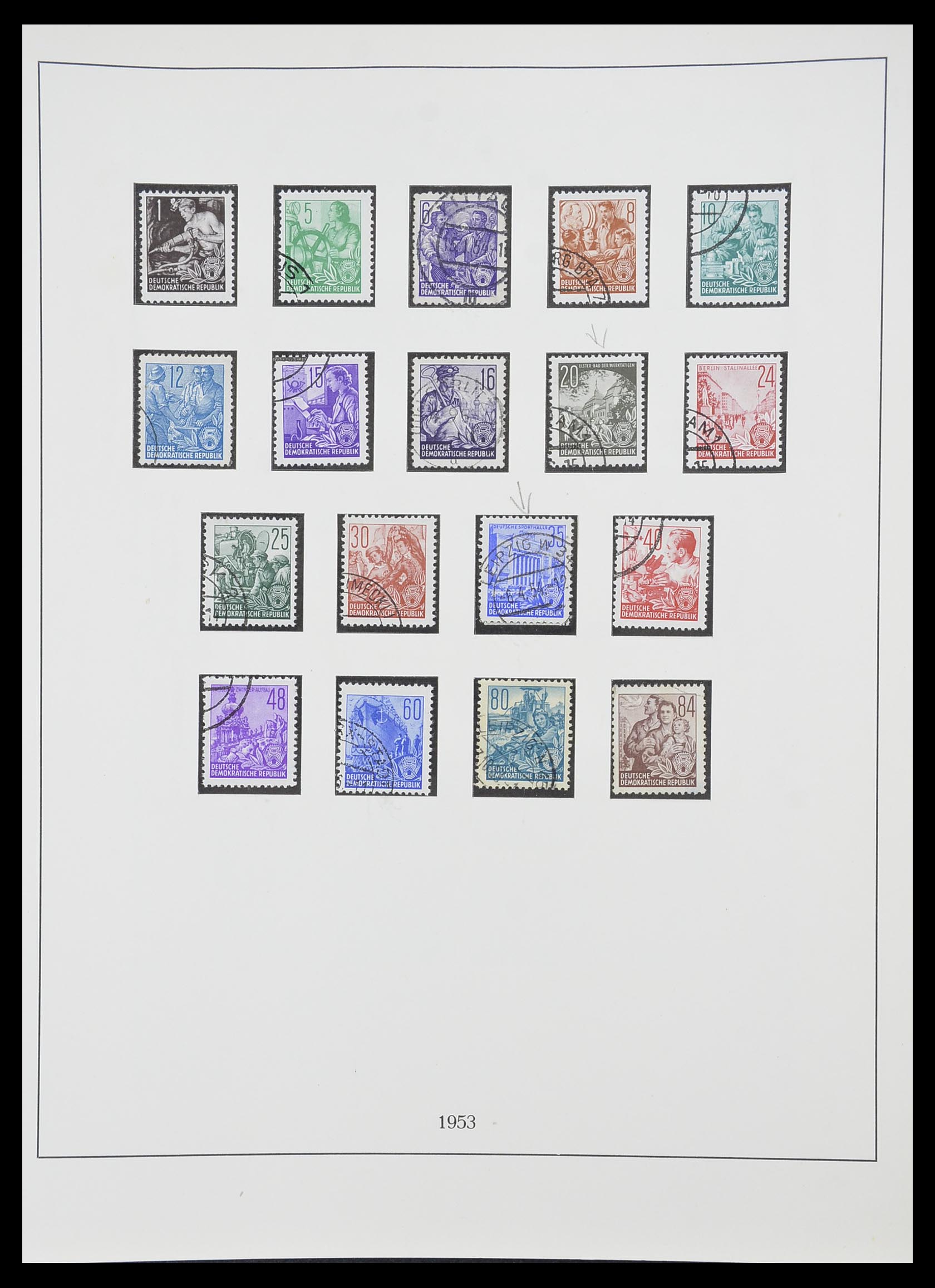 33868 013 - Stamp collection 33868 DDR 1949-1977.